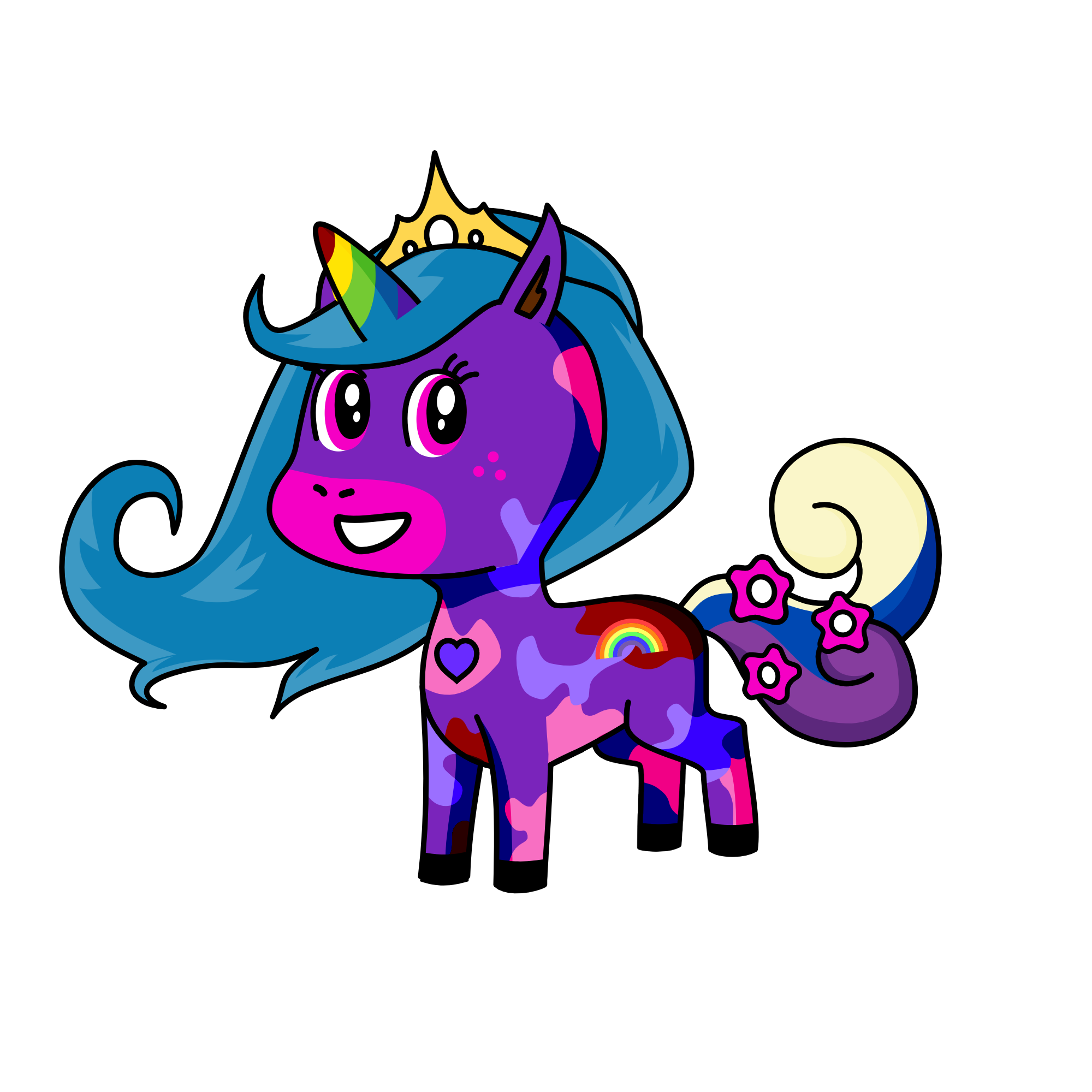 الاميرة لينا, the unicorn