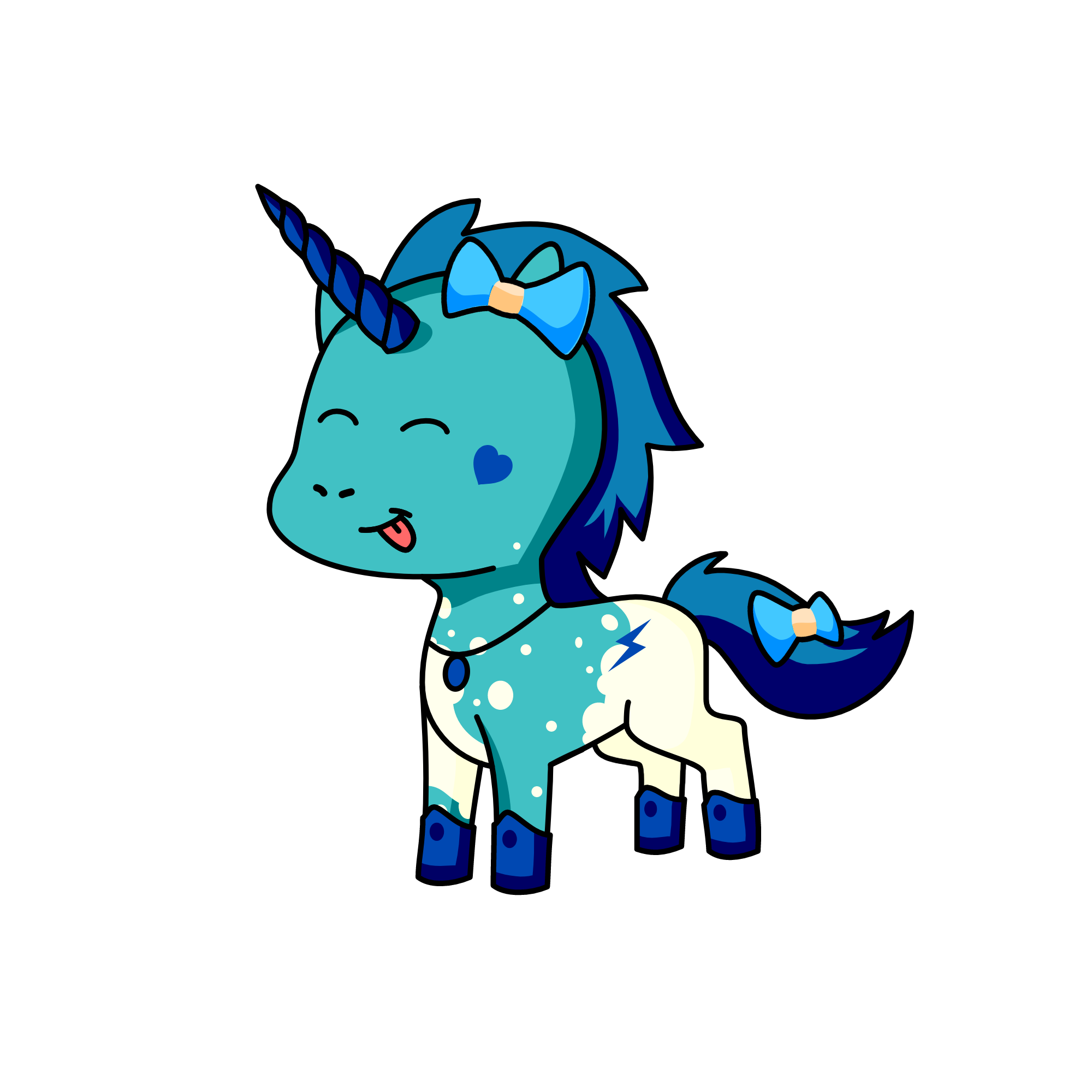 Winter, the unicorn