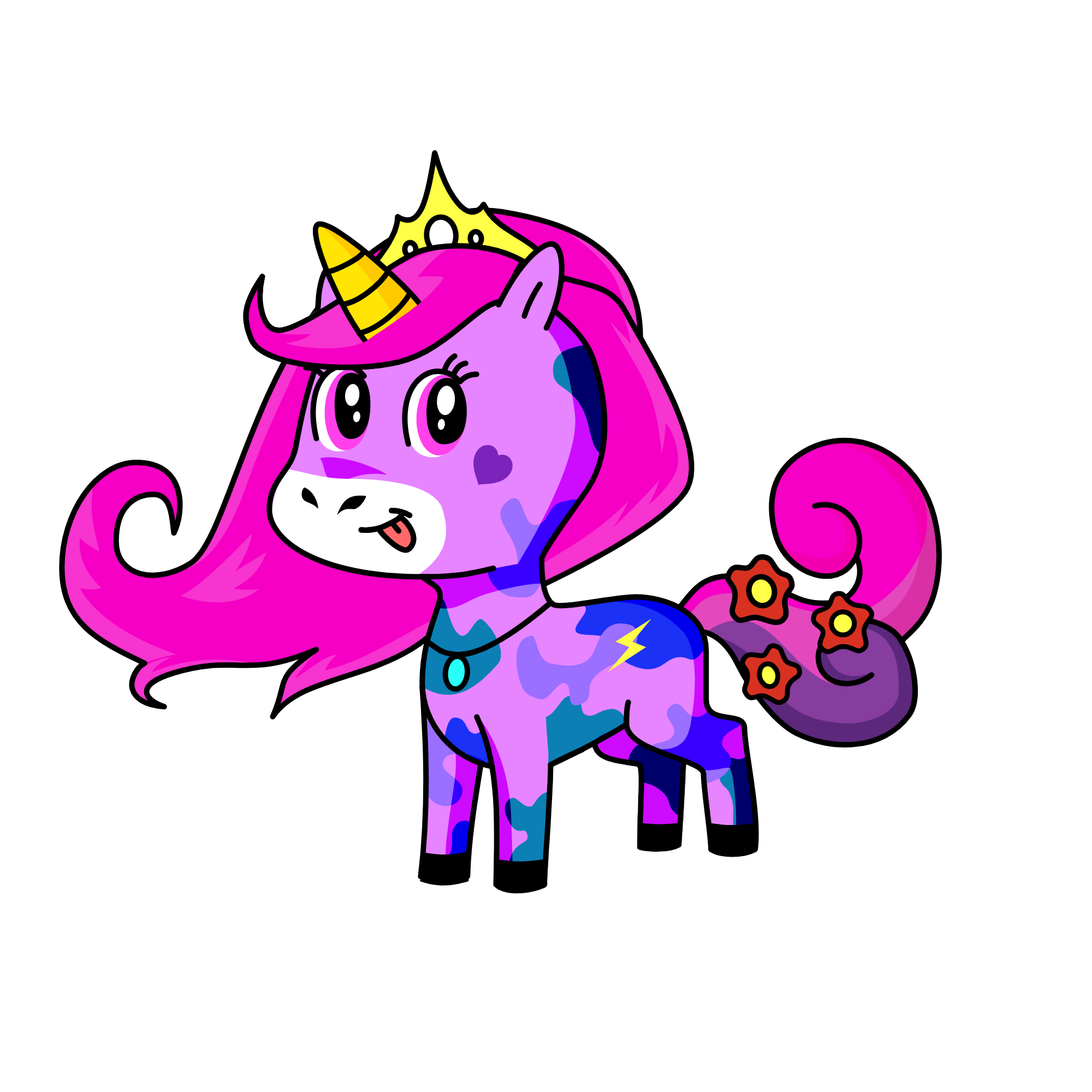 rainbow, the unicorn
