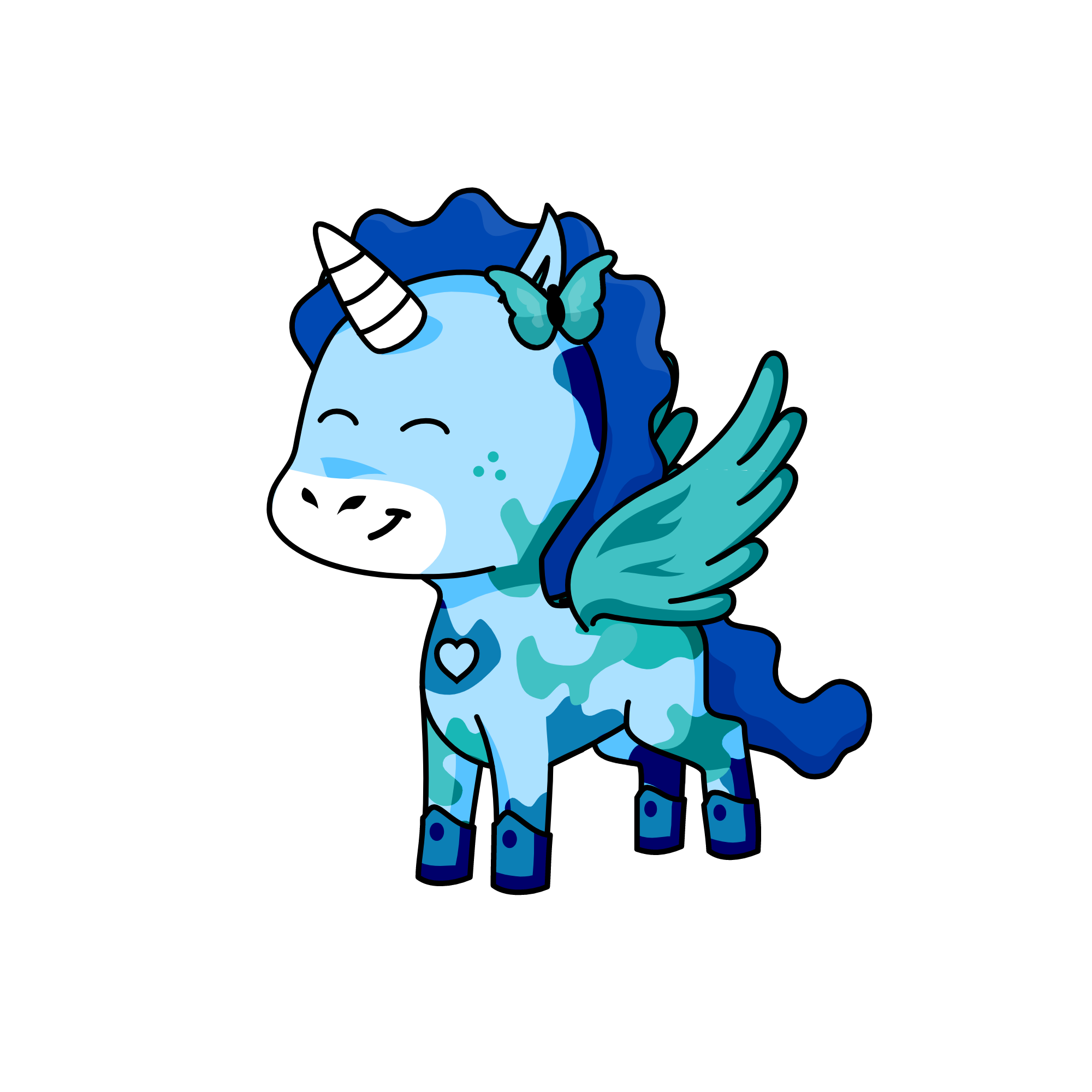 Sky, the unicorn