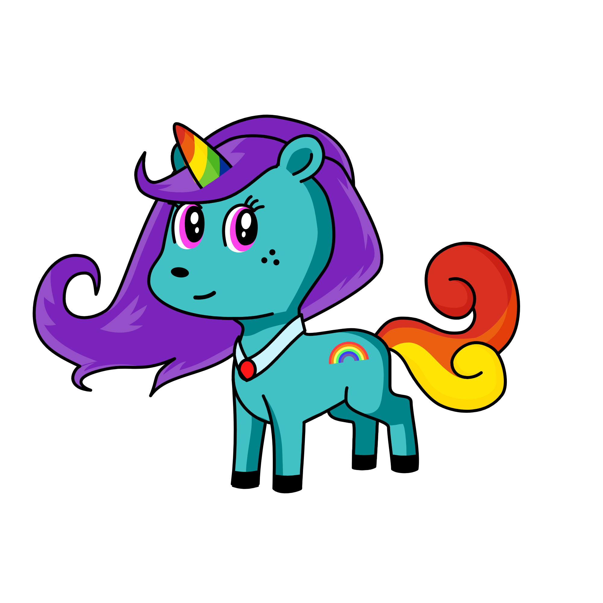 Brilliant Unicorn, the unicorn