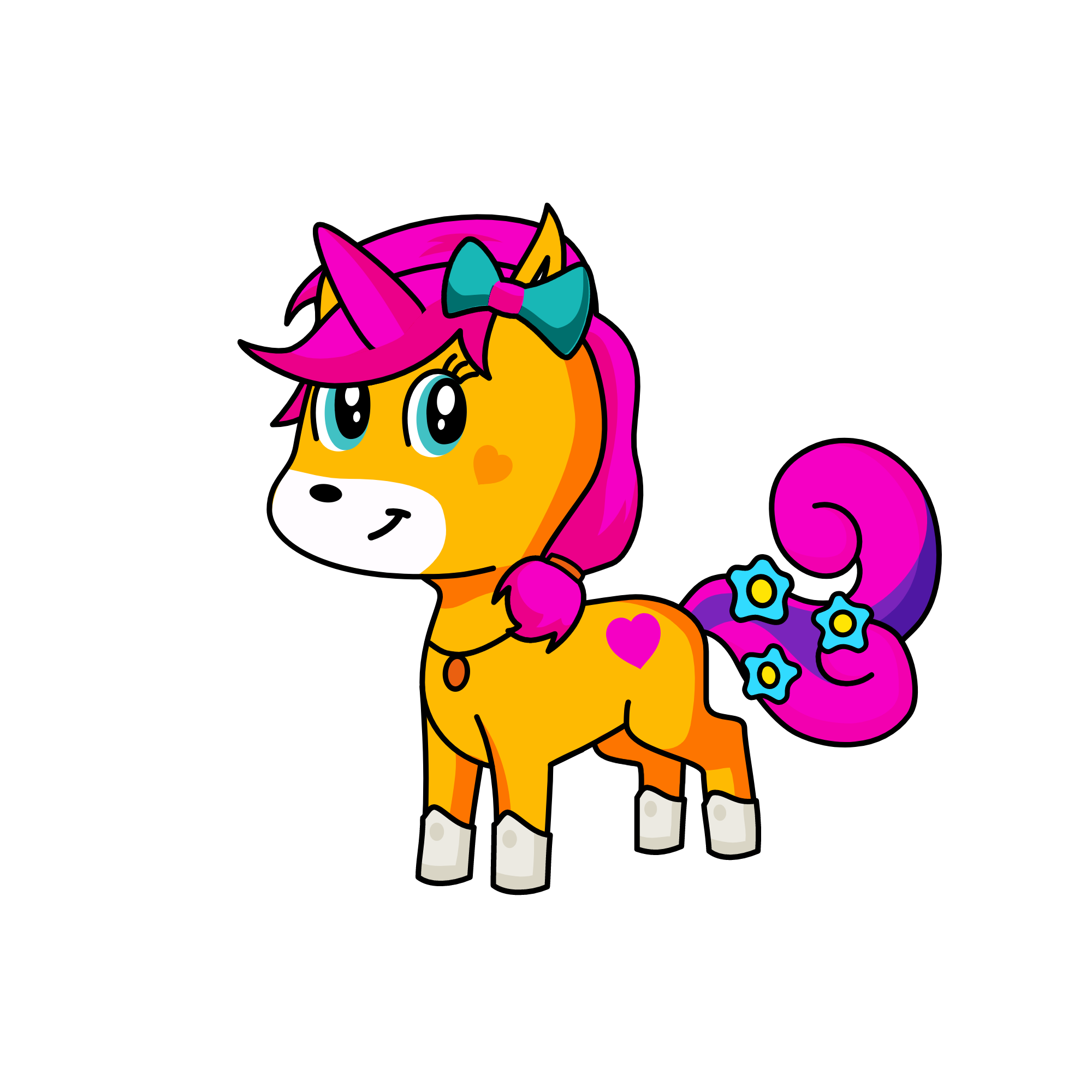 Anjela, the unicorn