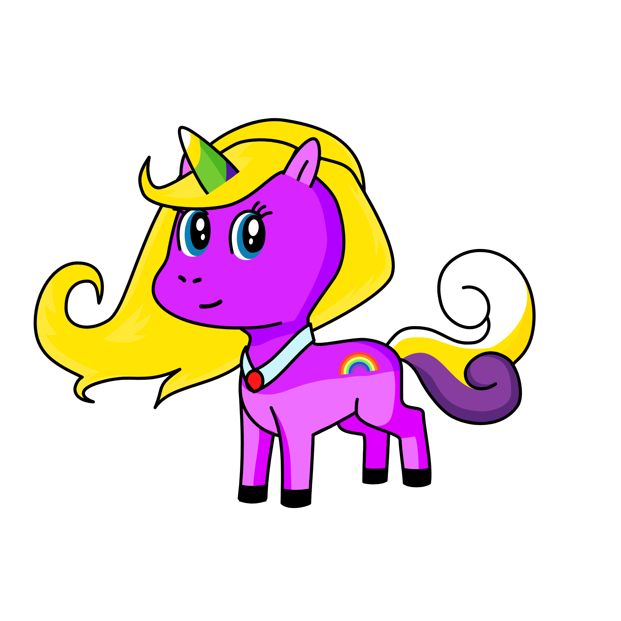 my friend is Unicon, the unicorn