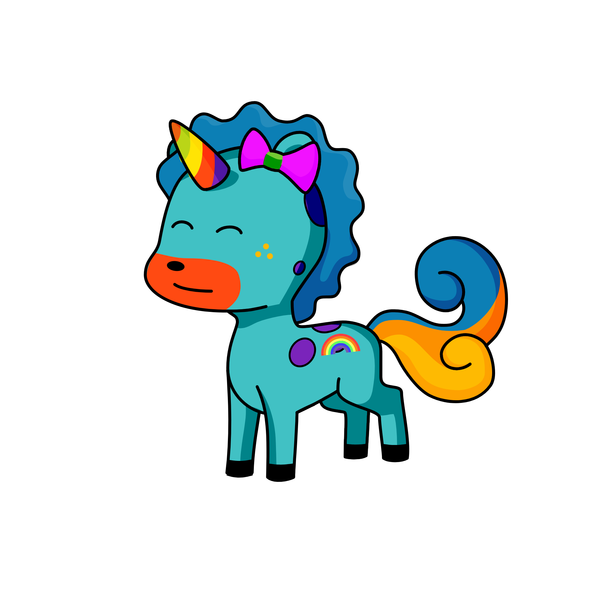 Luci the great , the unicorn
