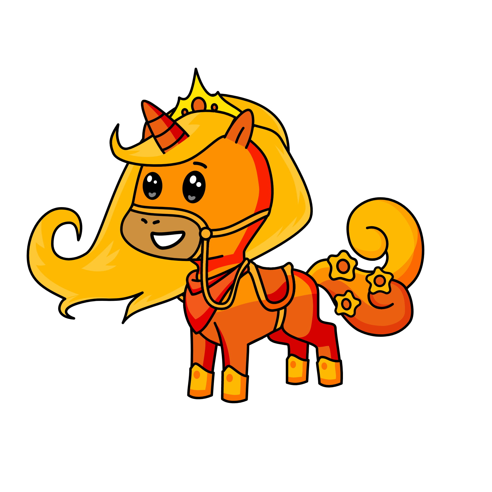 Princess Sandy, the unicorn