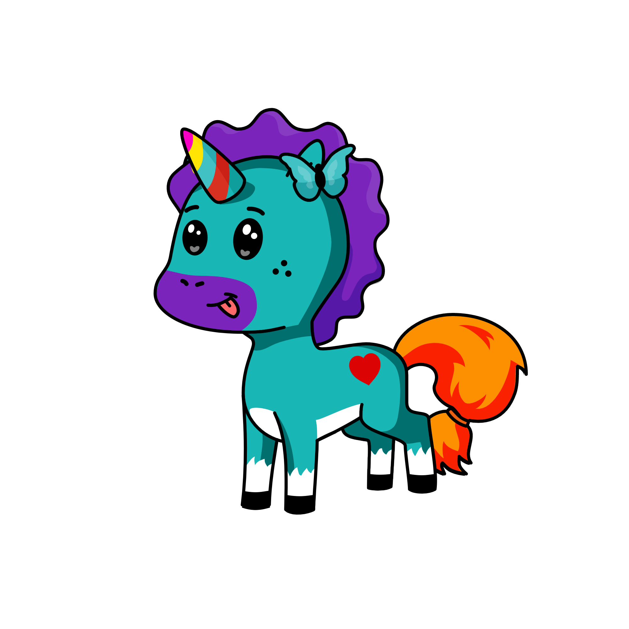 O, the unicorn