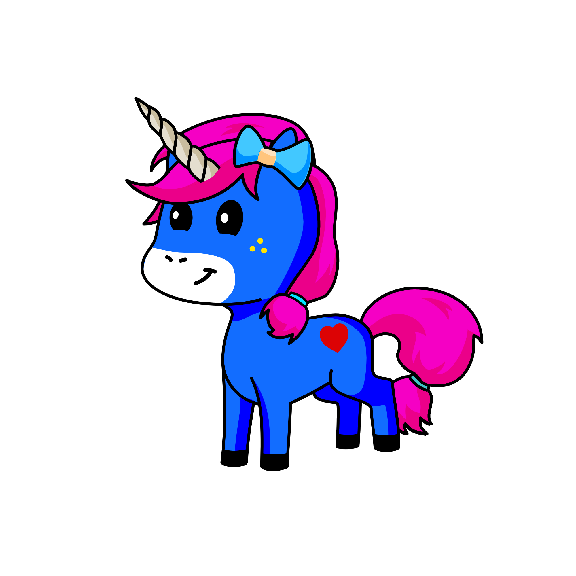 Snow, the unicorn