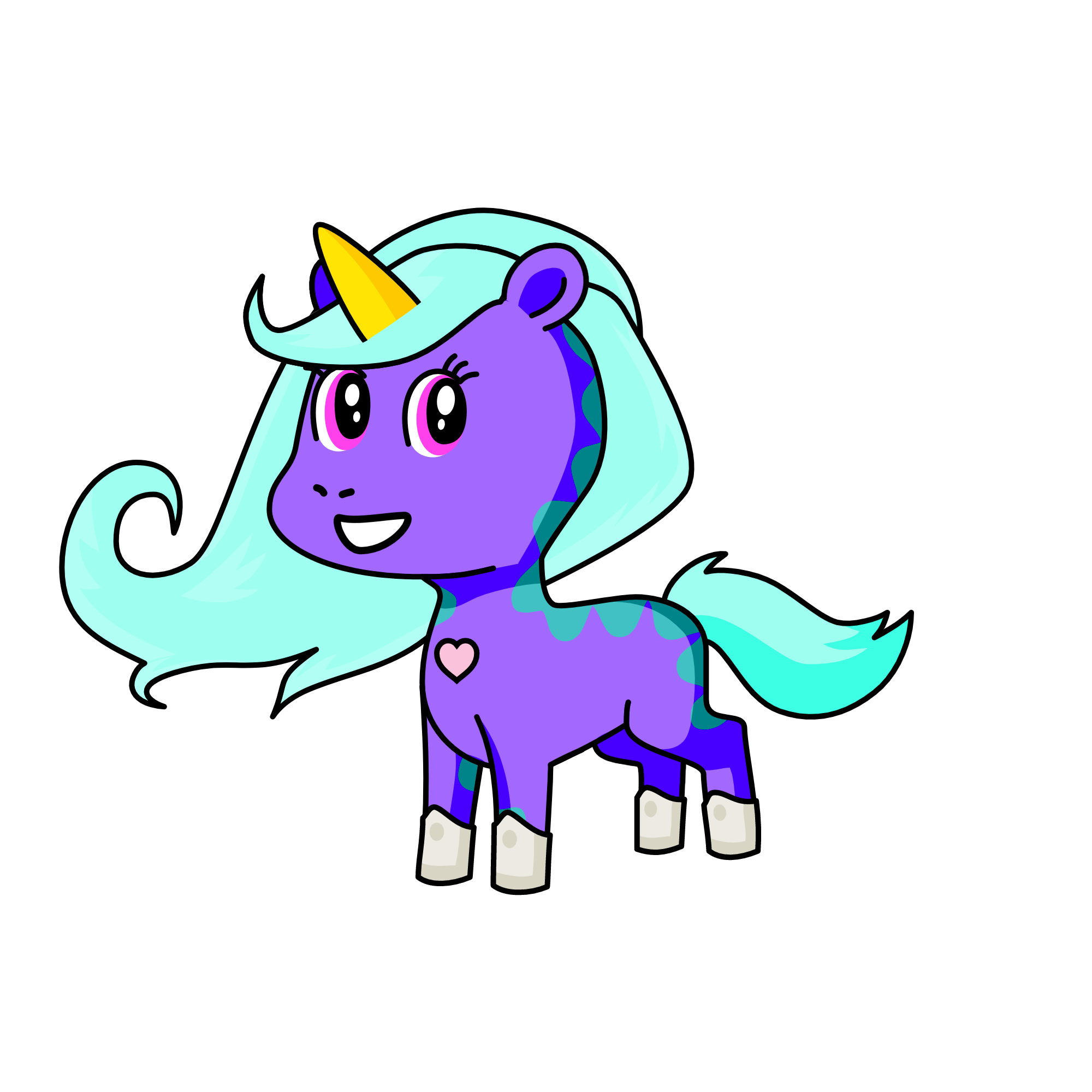 Dina, the unicorn