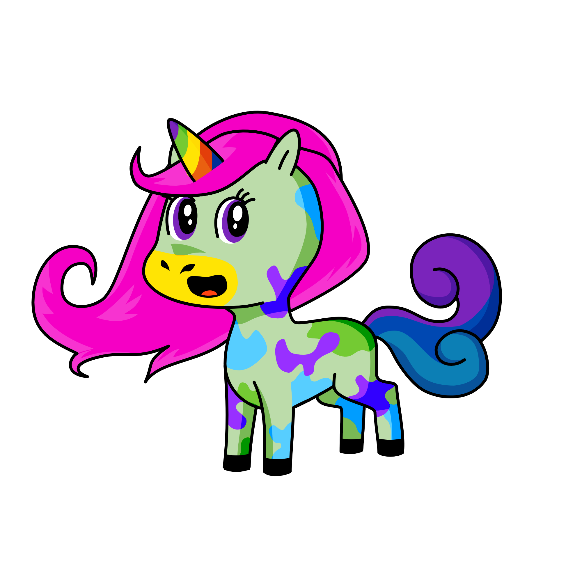 rainbow, the unicorn