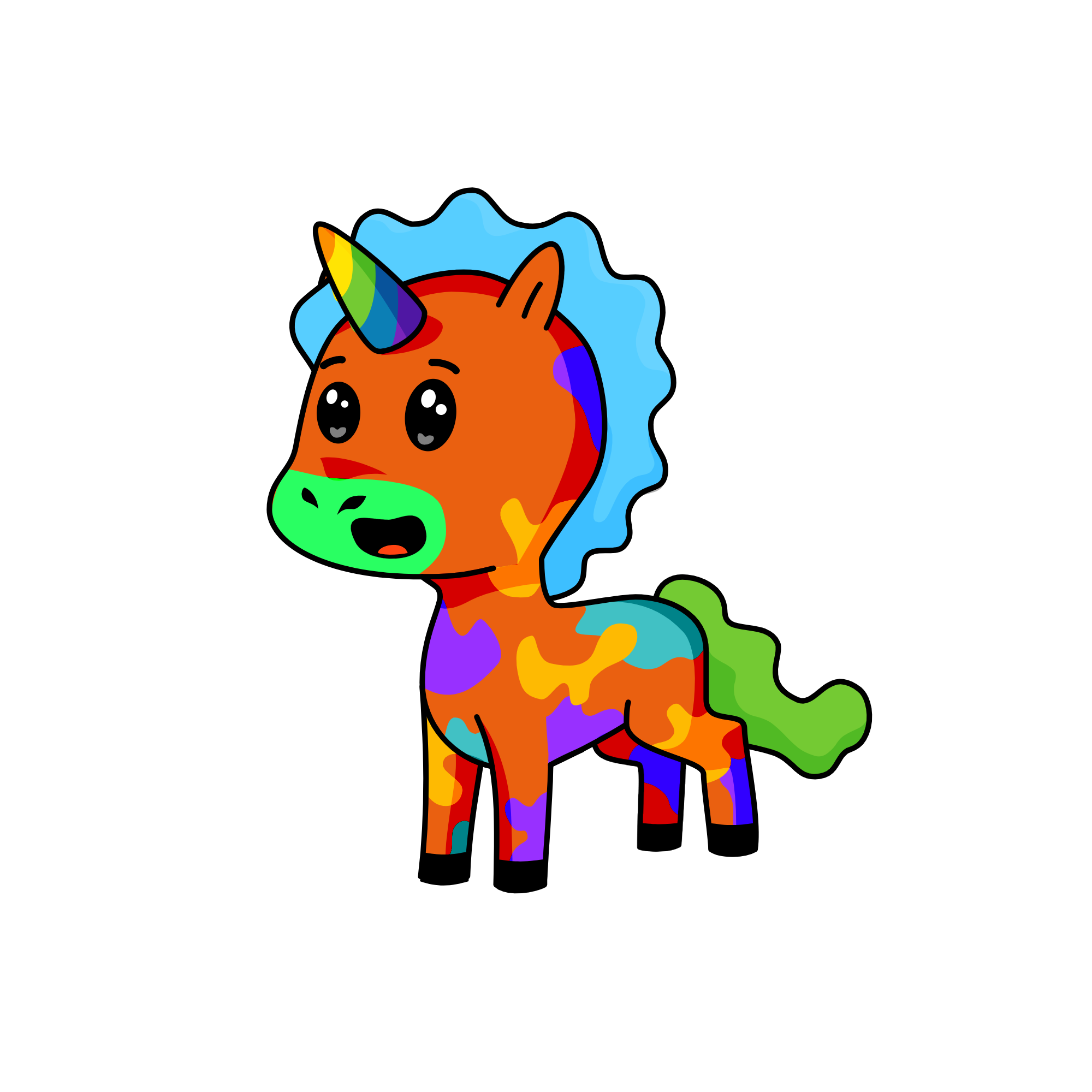 rainblow, the unicorn