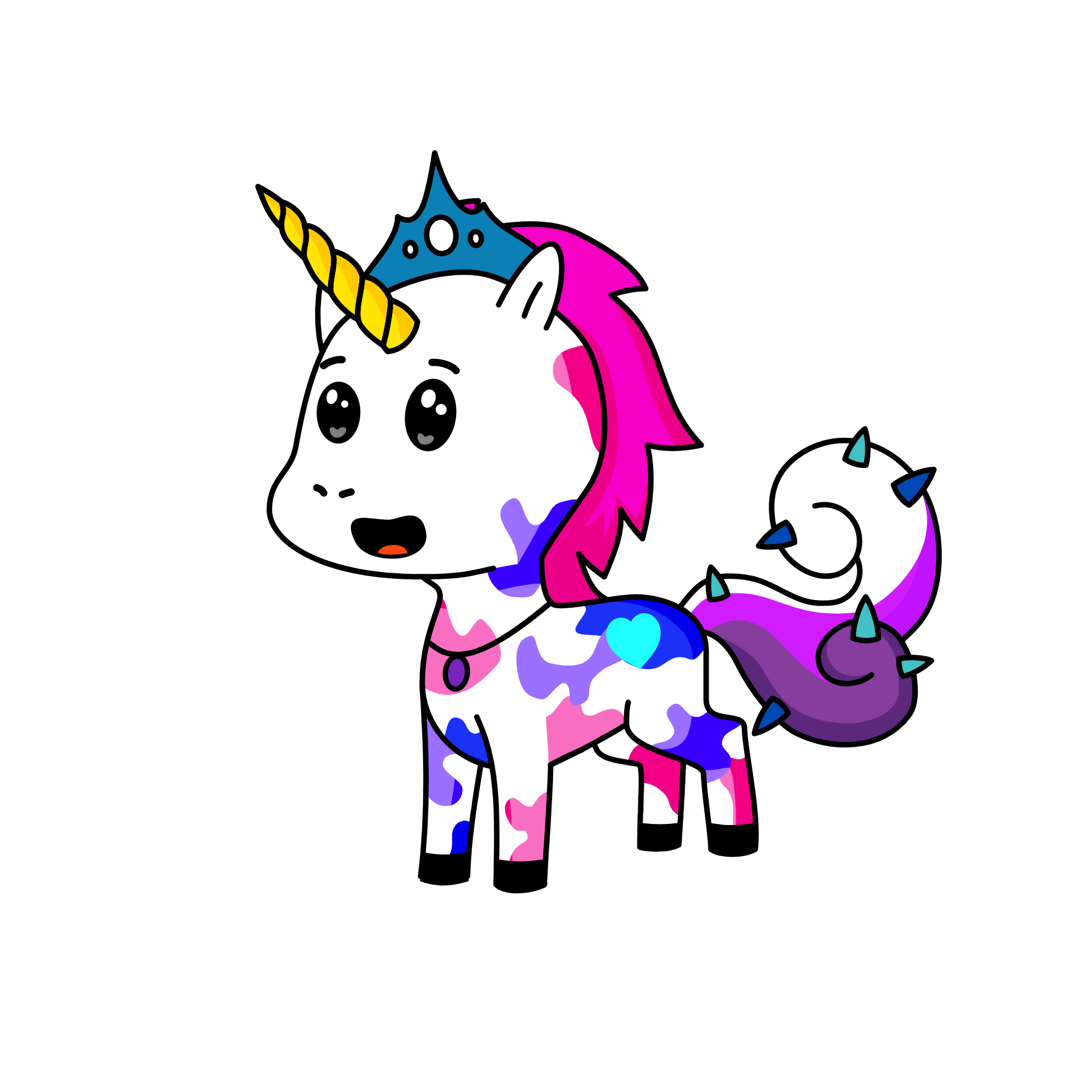 Bee bee, the unicorn