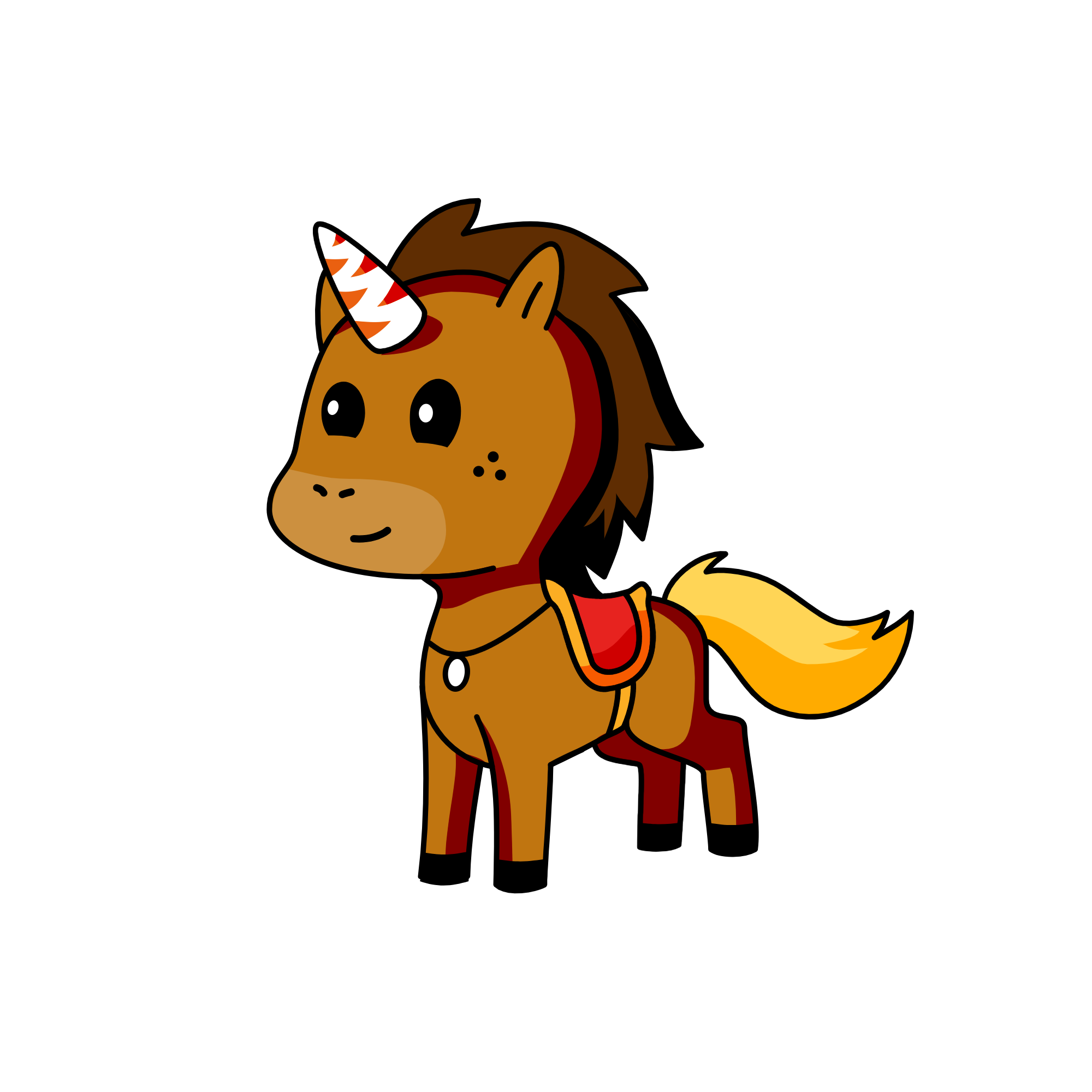 Brownie of the sun, the unicorn