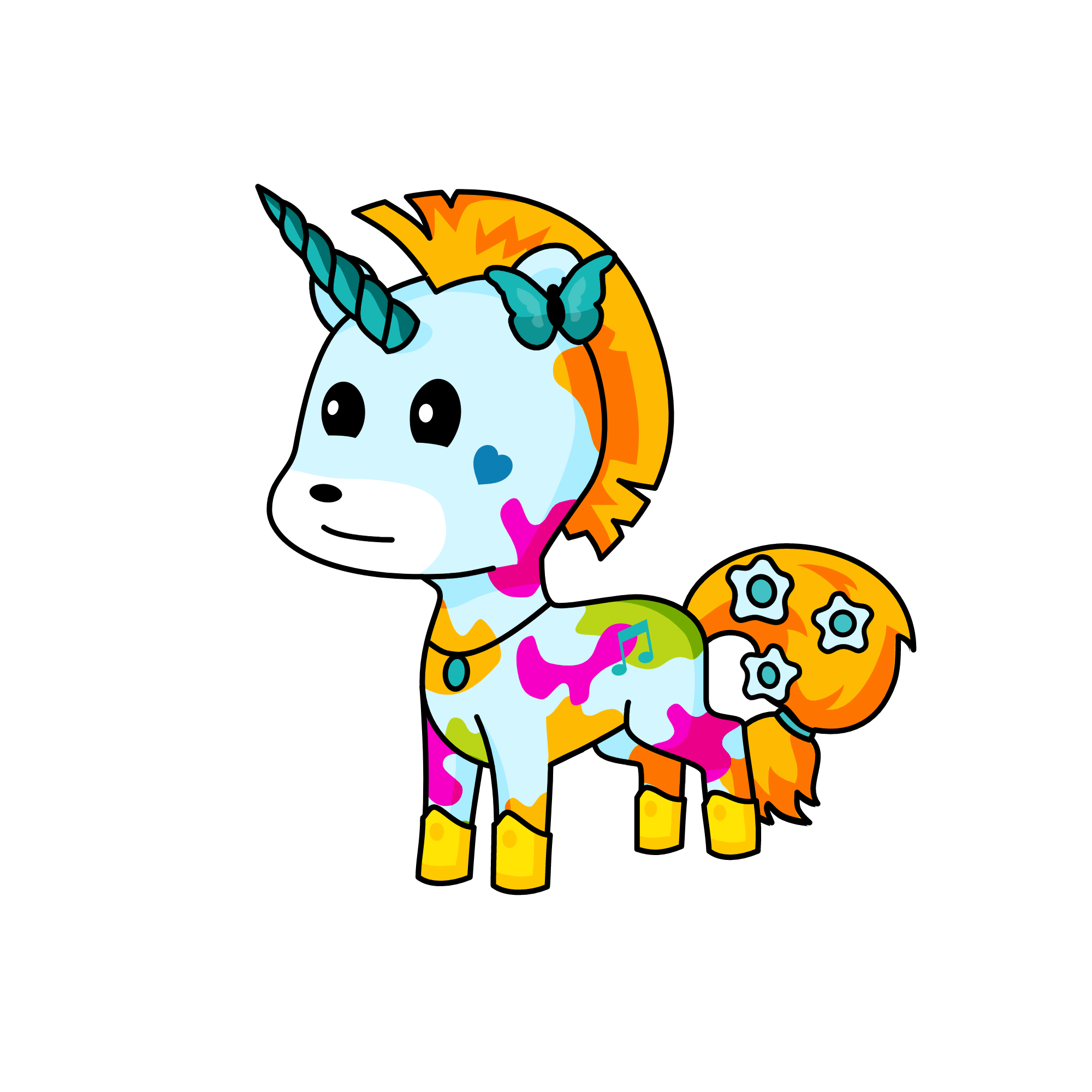 Biuty, the unicorn