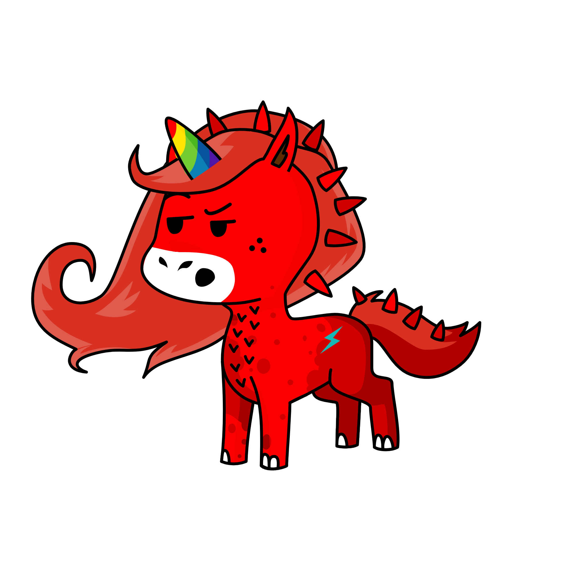 Satania, the unicorn