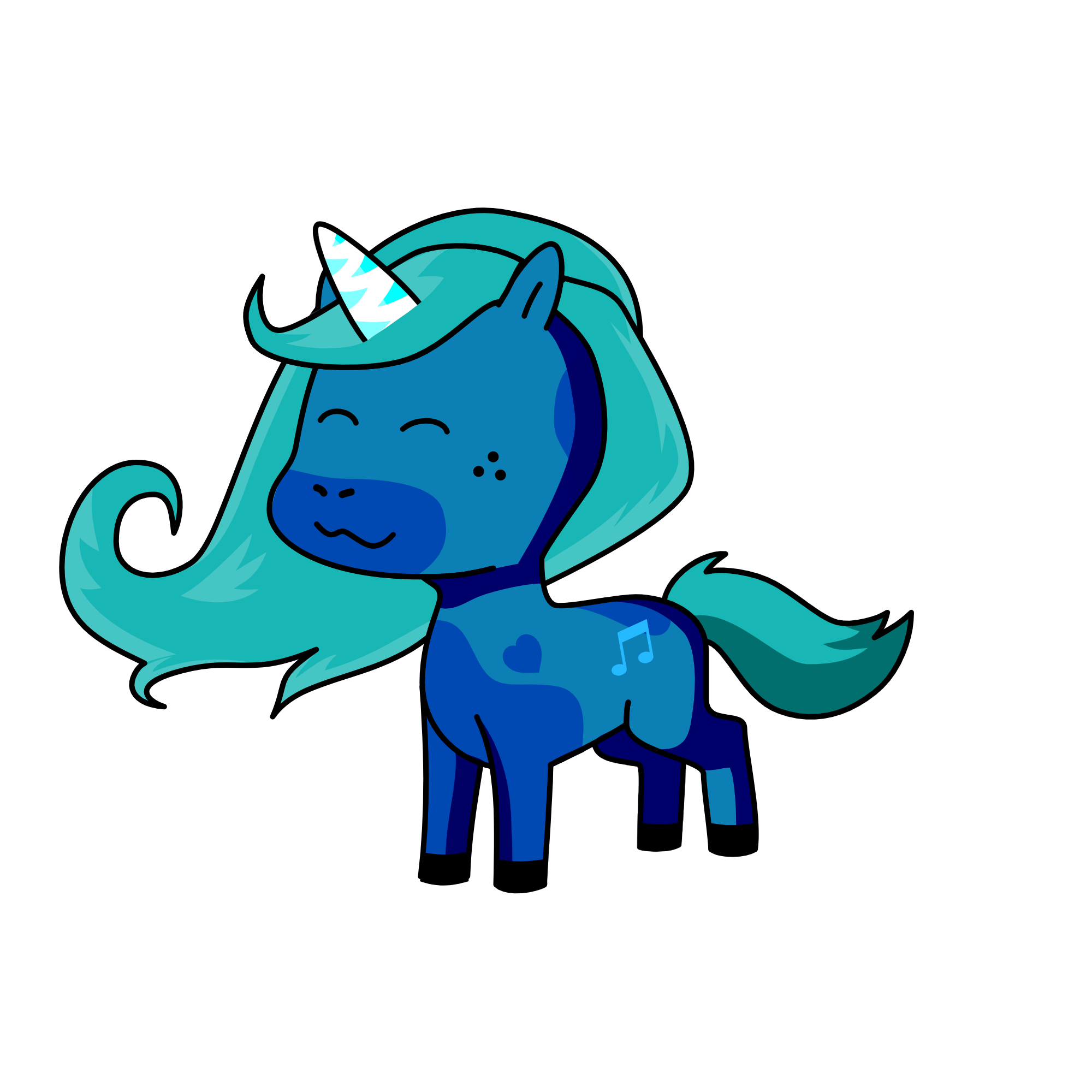 Oceania, the unicorn