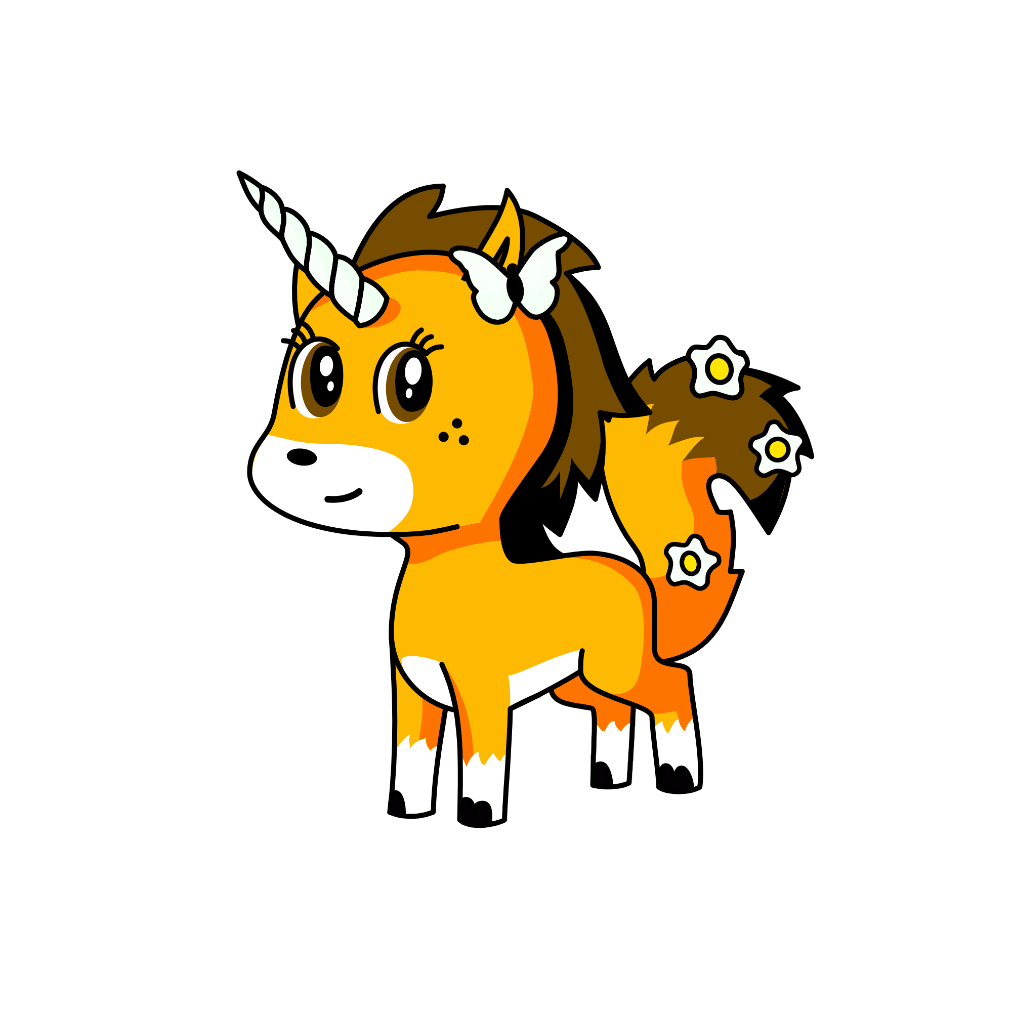 Foxy, the unicorn
