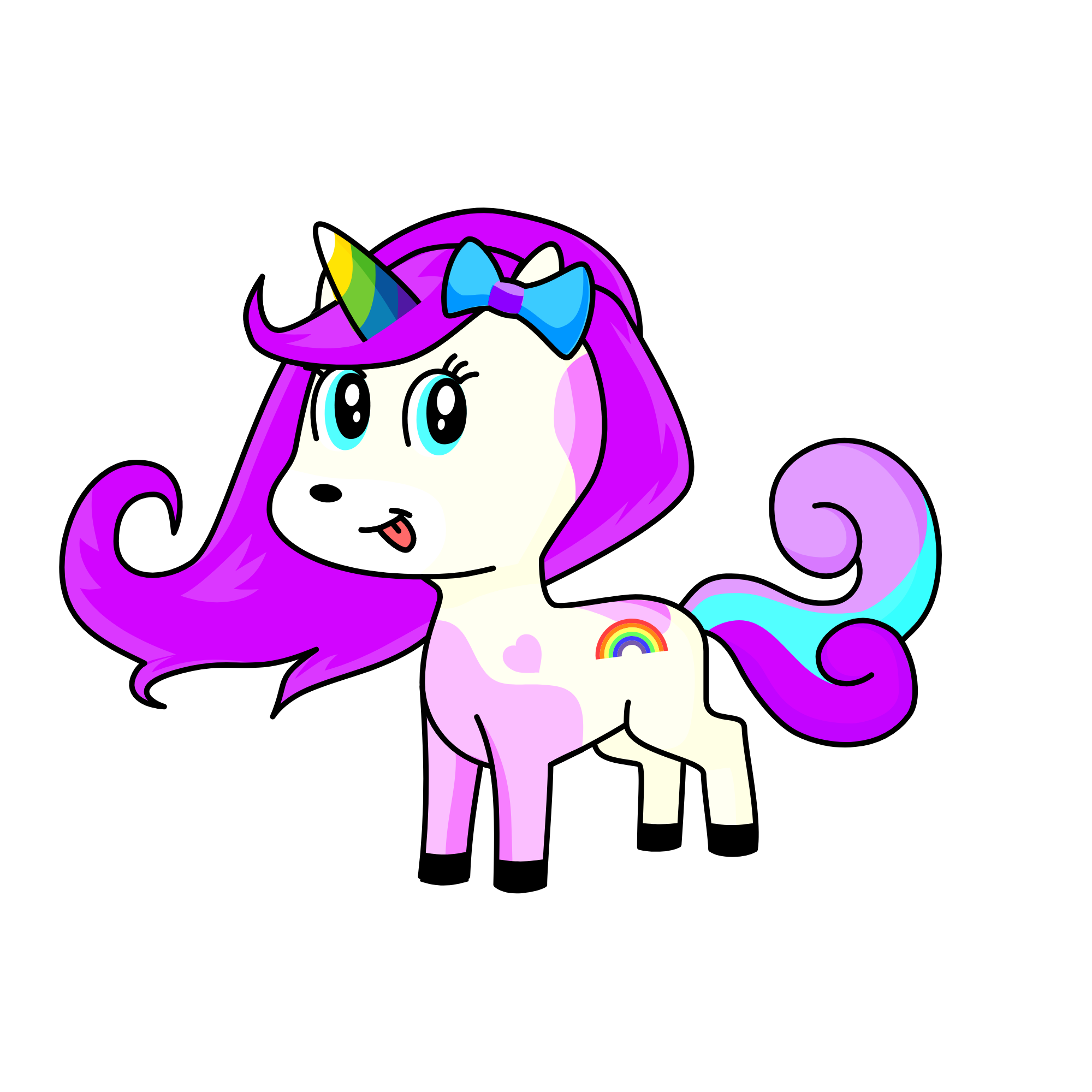 Cheeky, the unicorn