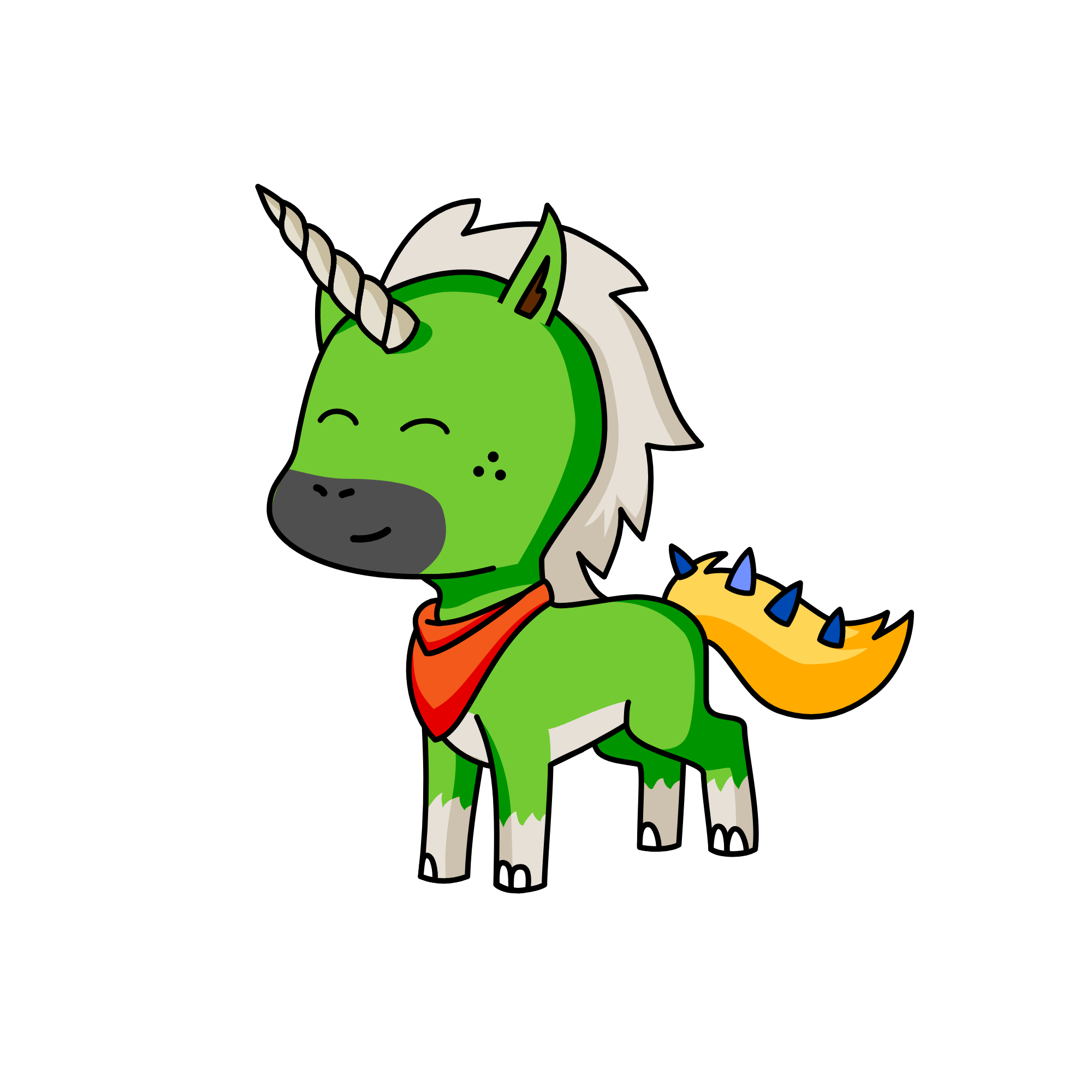 كوكو, the unicorn
