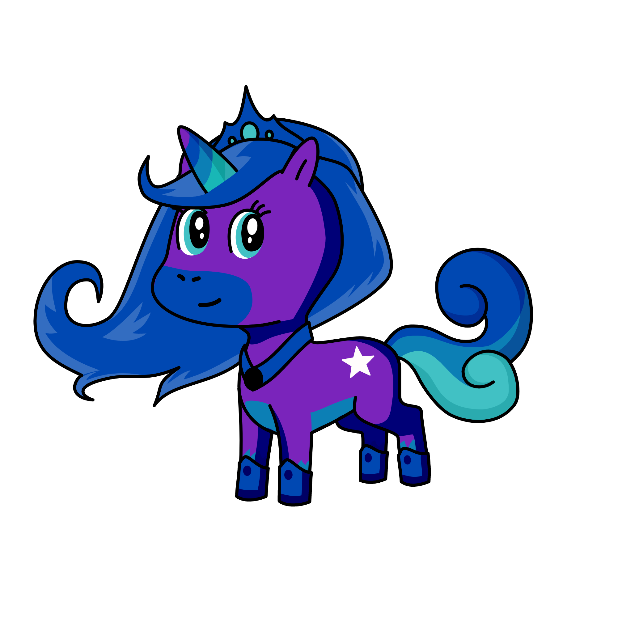 princess luna, the unicorn