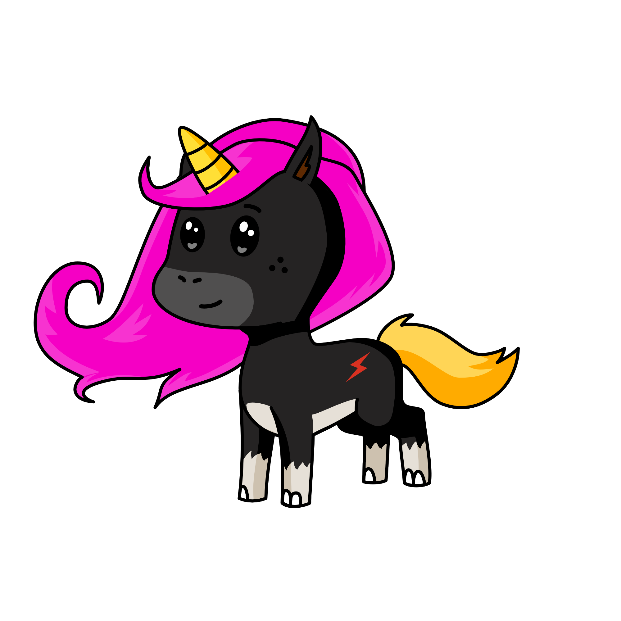 hippo, the unicorn