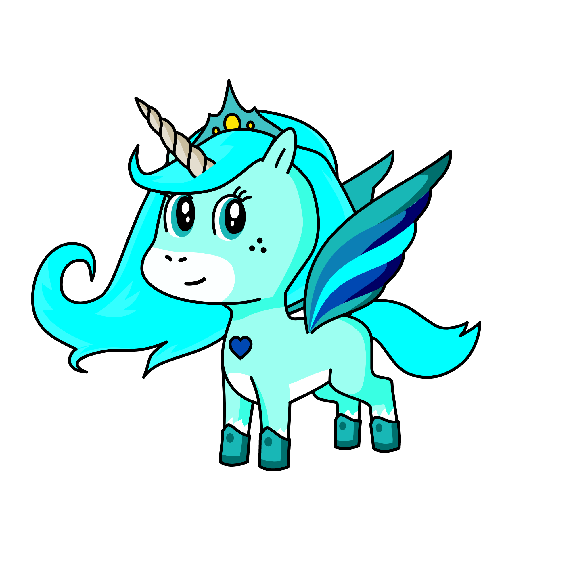 elsa , the unicorn