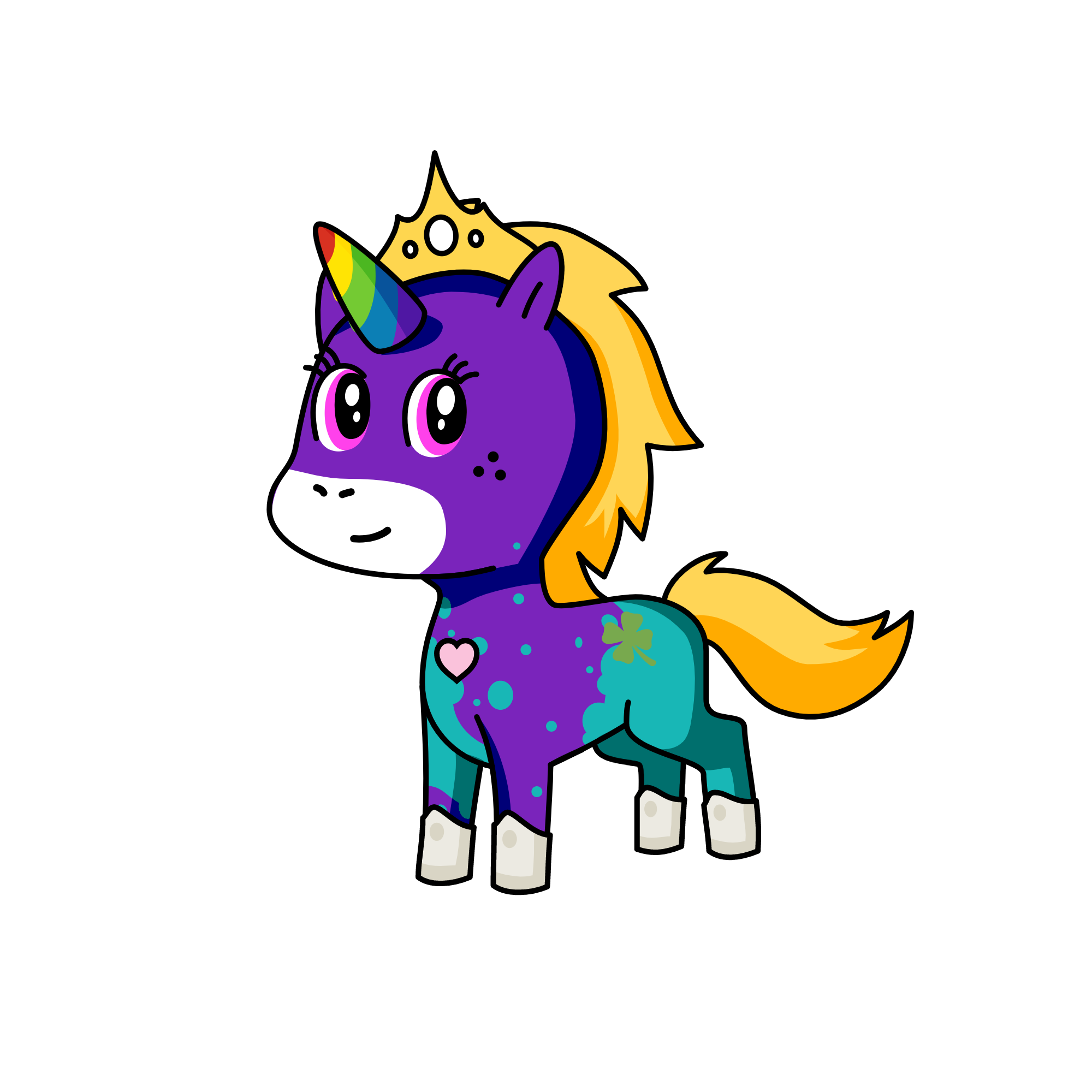 ❤❤❤, the unicorn