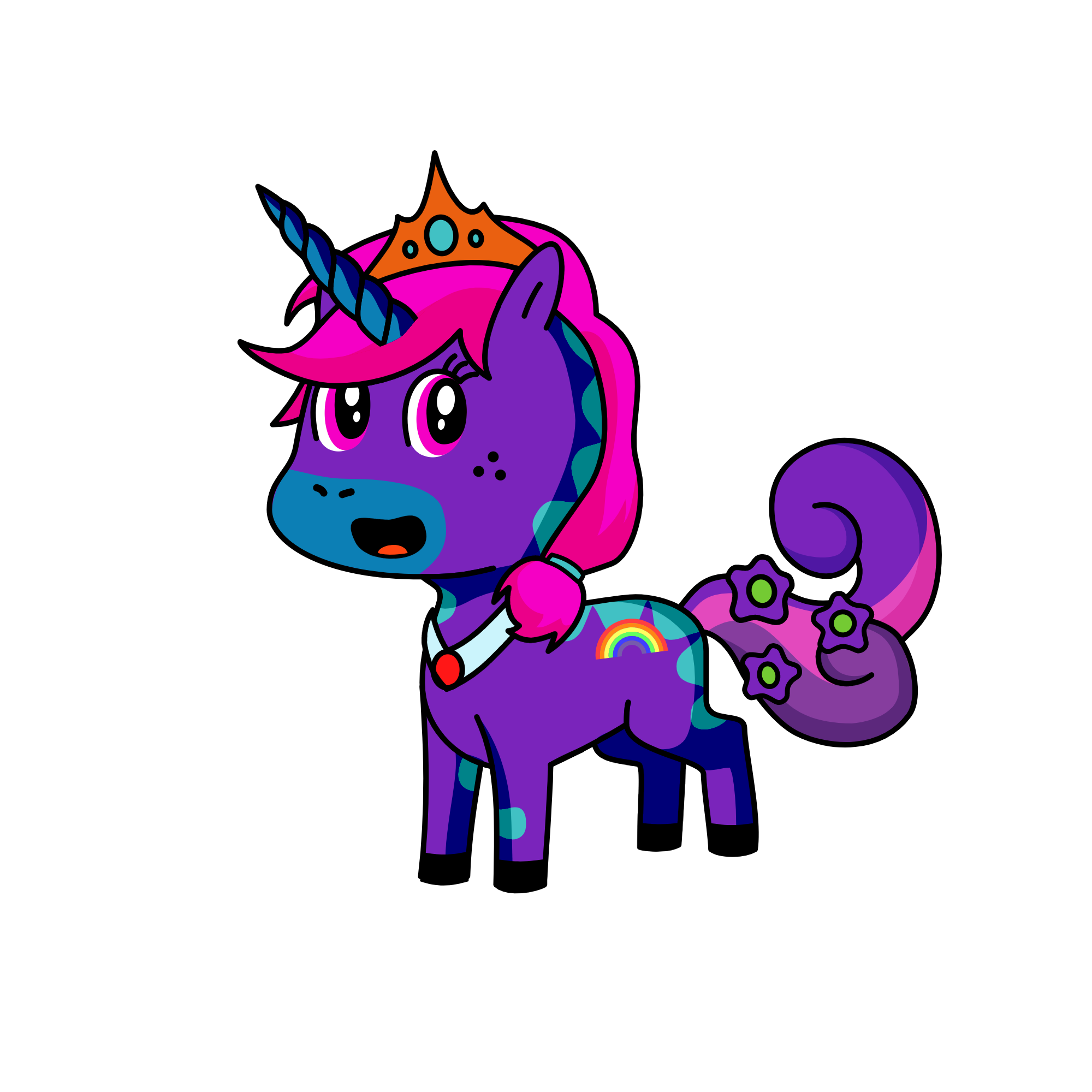 SPARKY CORN , the unicorn