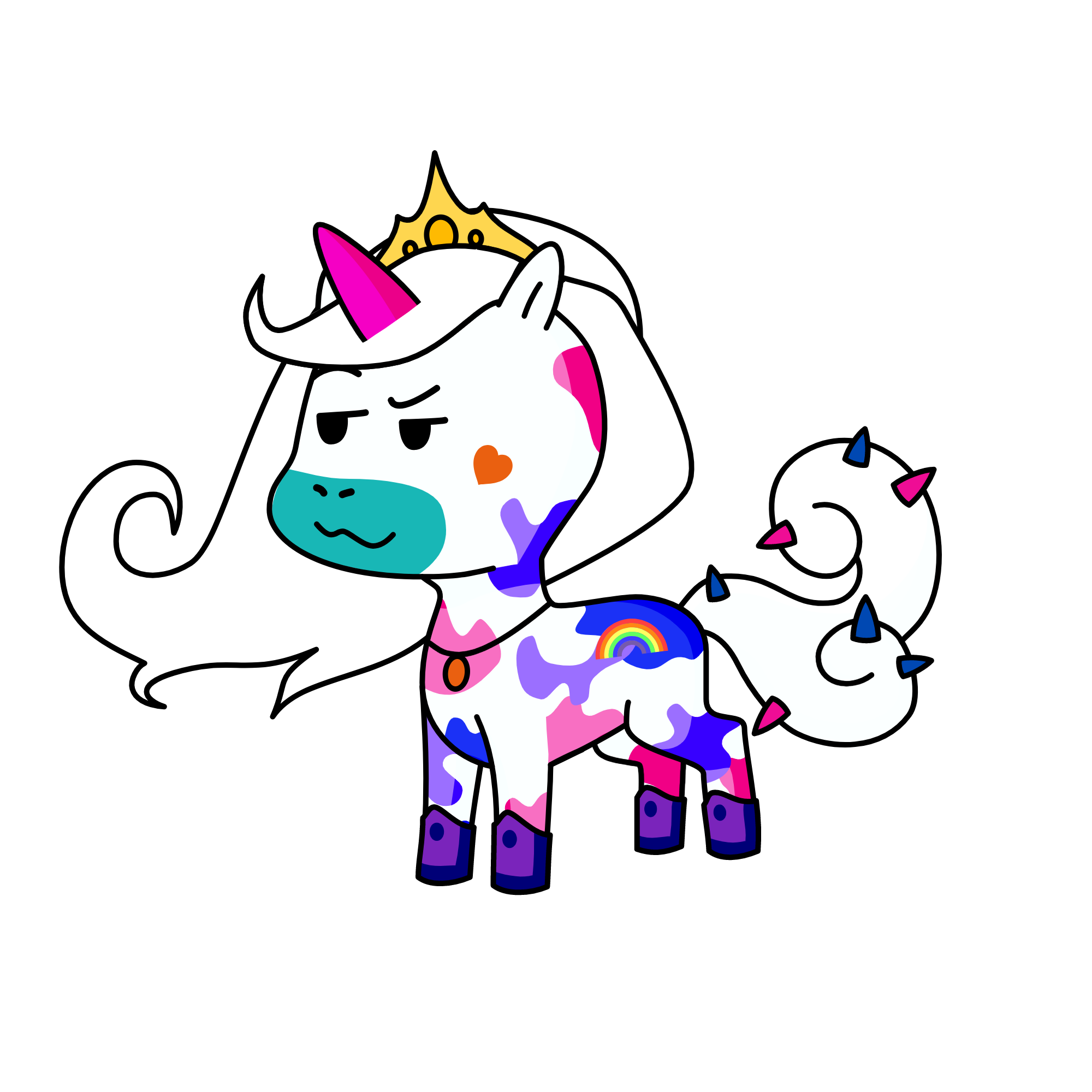 Princess Meme, the unicorn