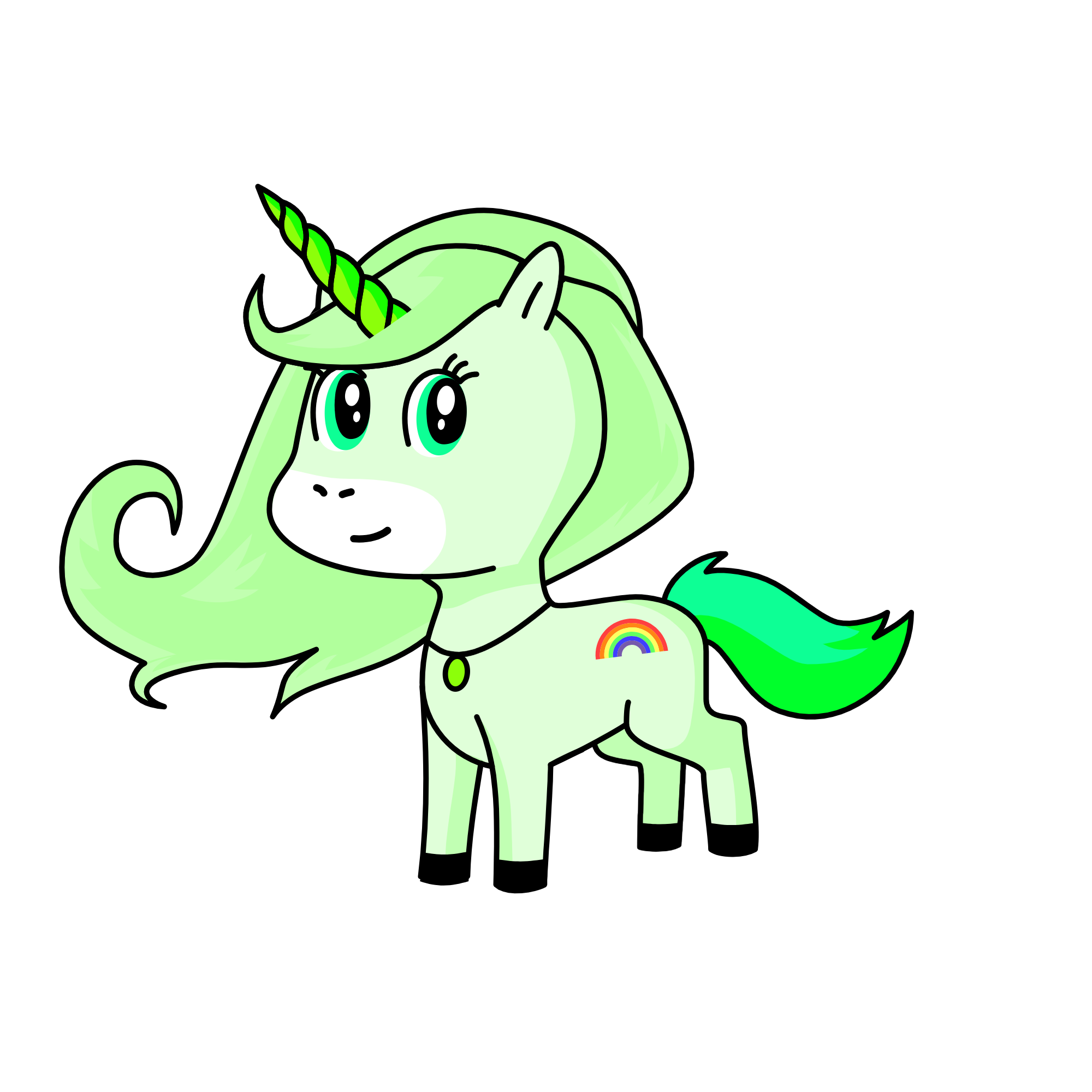 Lovely, the unicorn