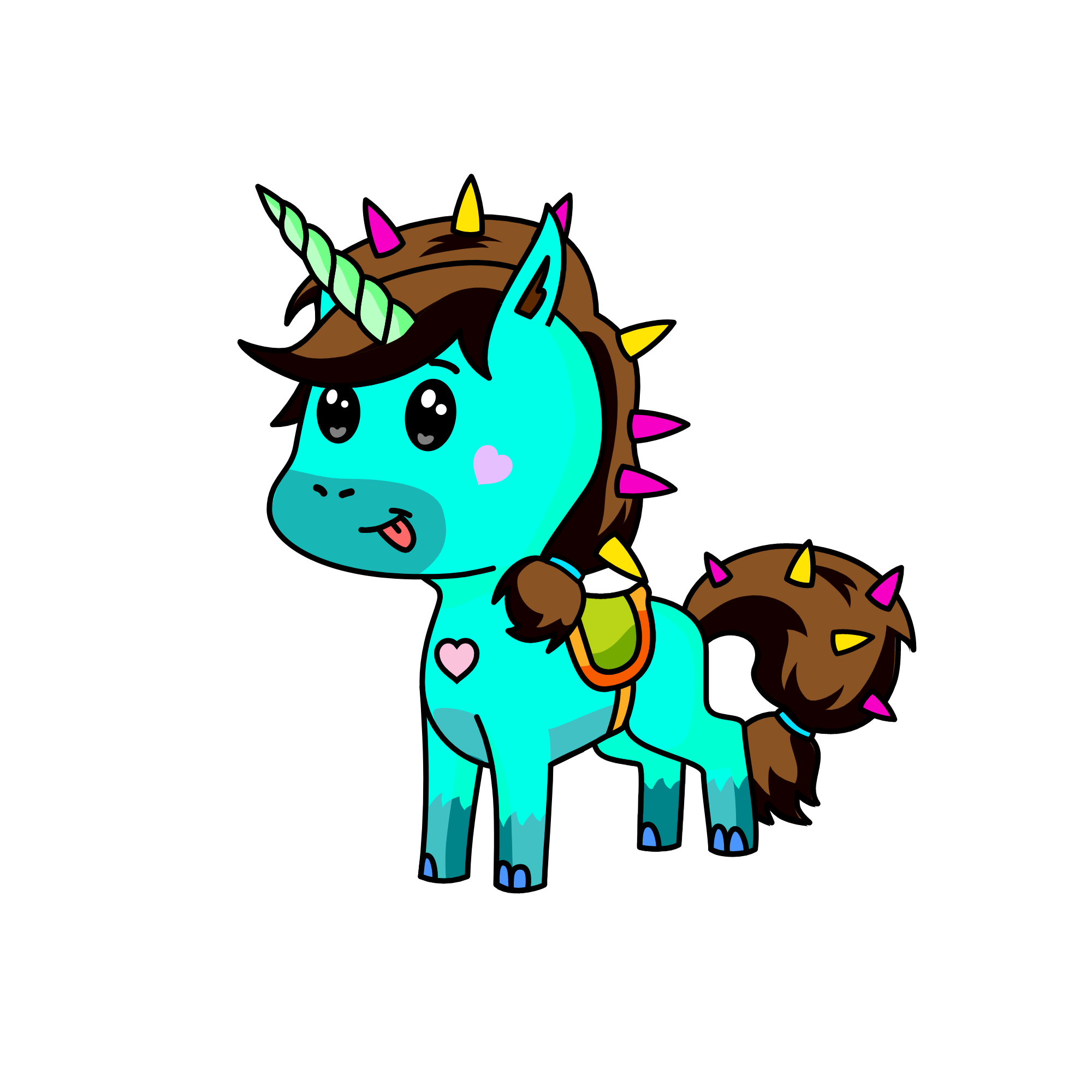 Cutiiiieeeeee, the unicorn