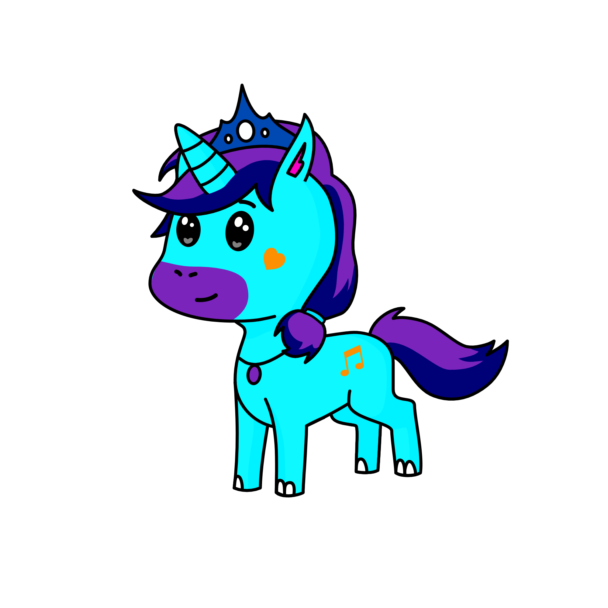 MELODY, the unicorn