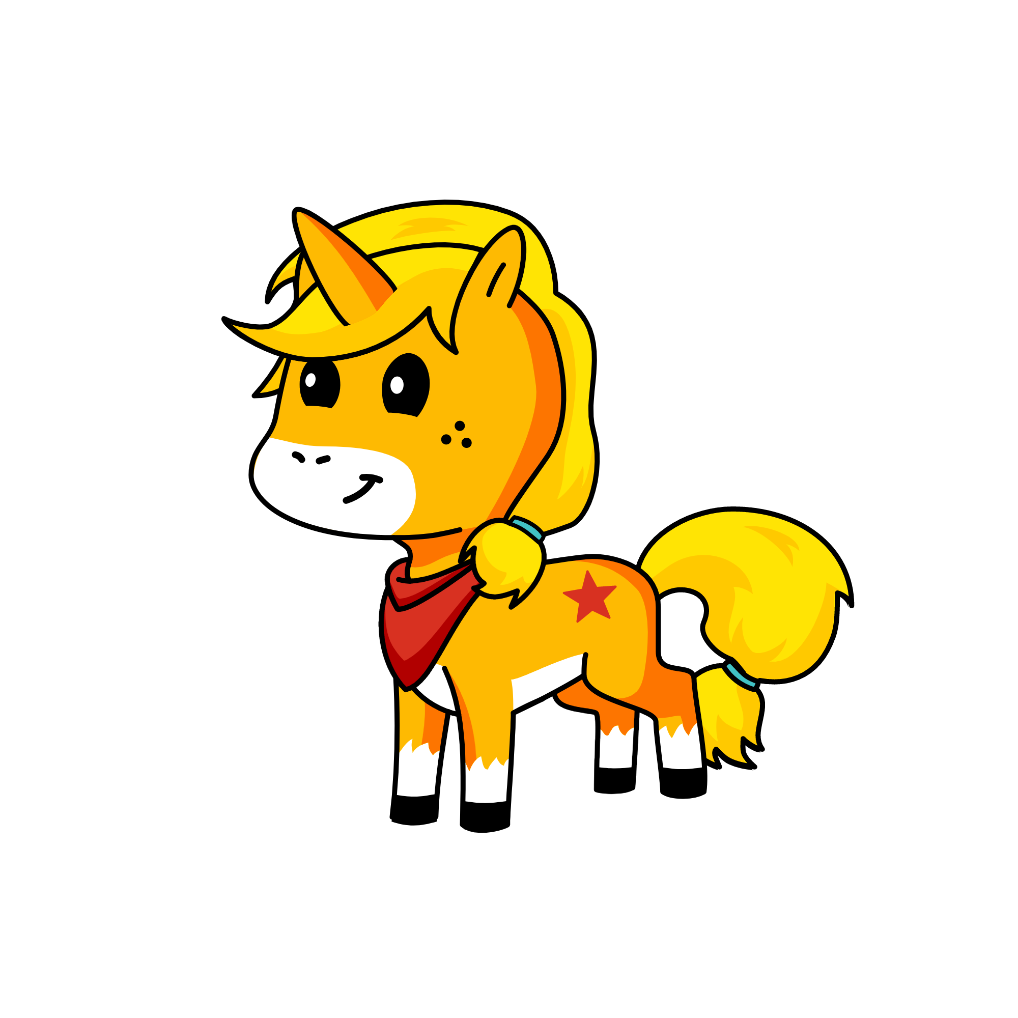 Yee Haw!!, the unicorn