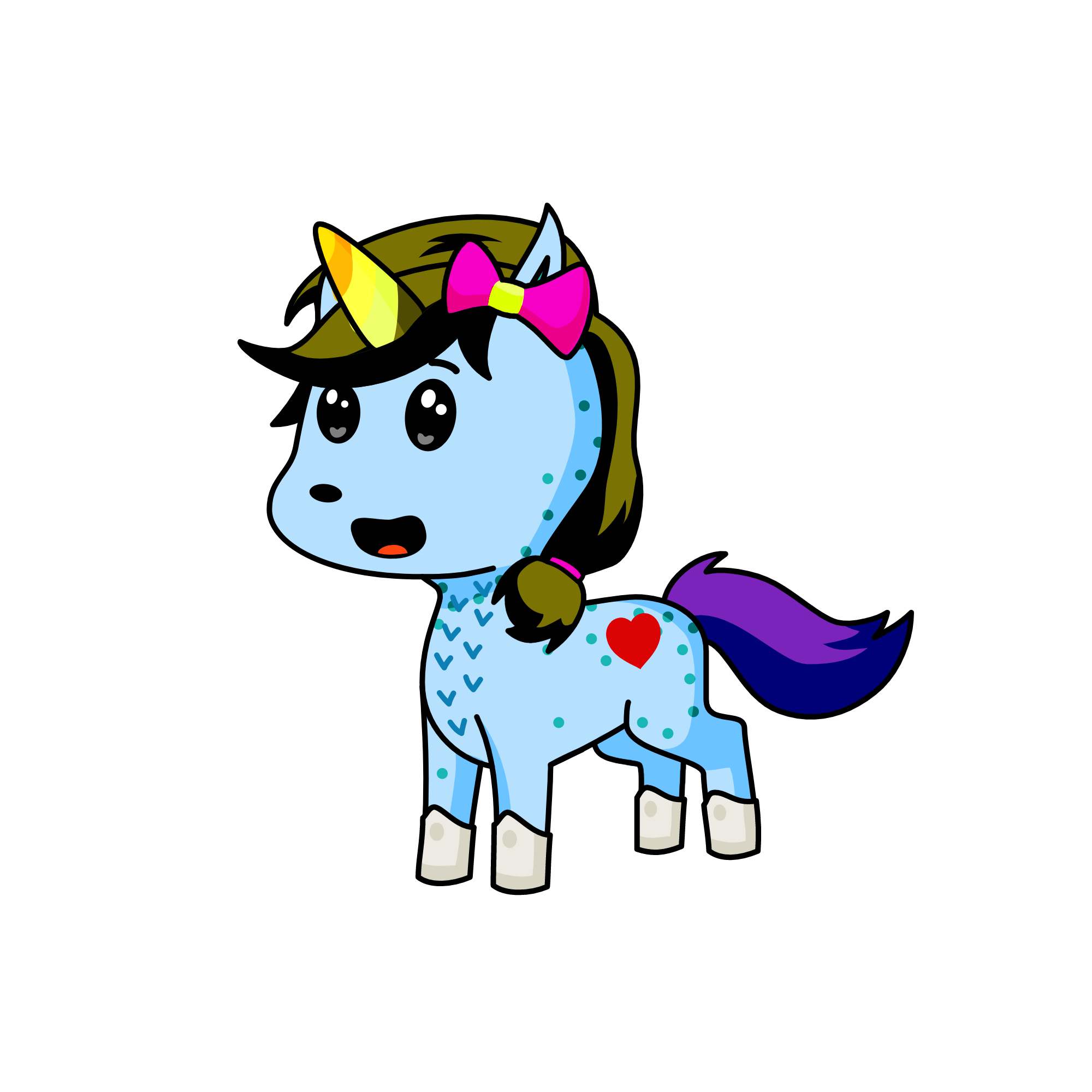 R U B Y, the unicorn