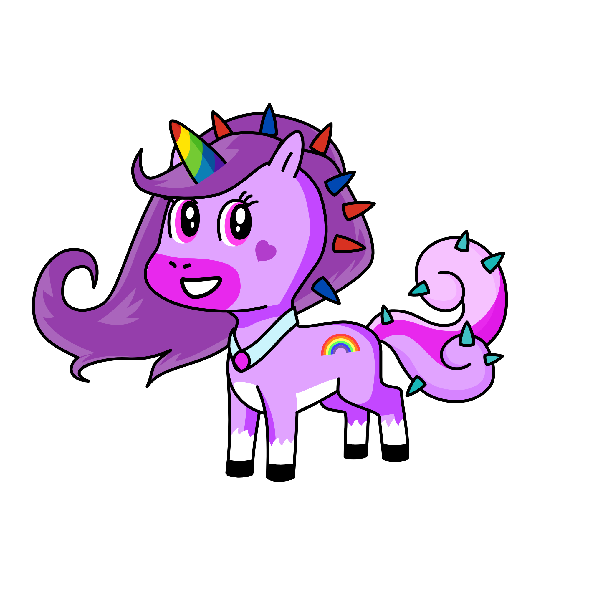 Rainbowlicious, the unicorn