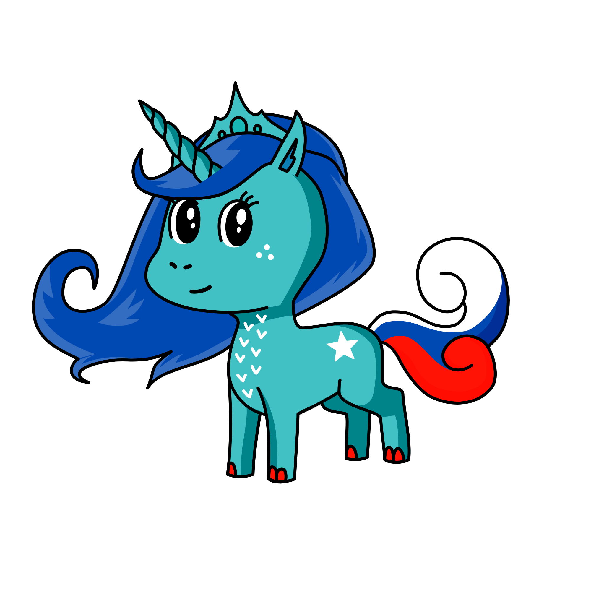Liberty, the unicorn