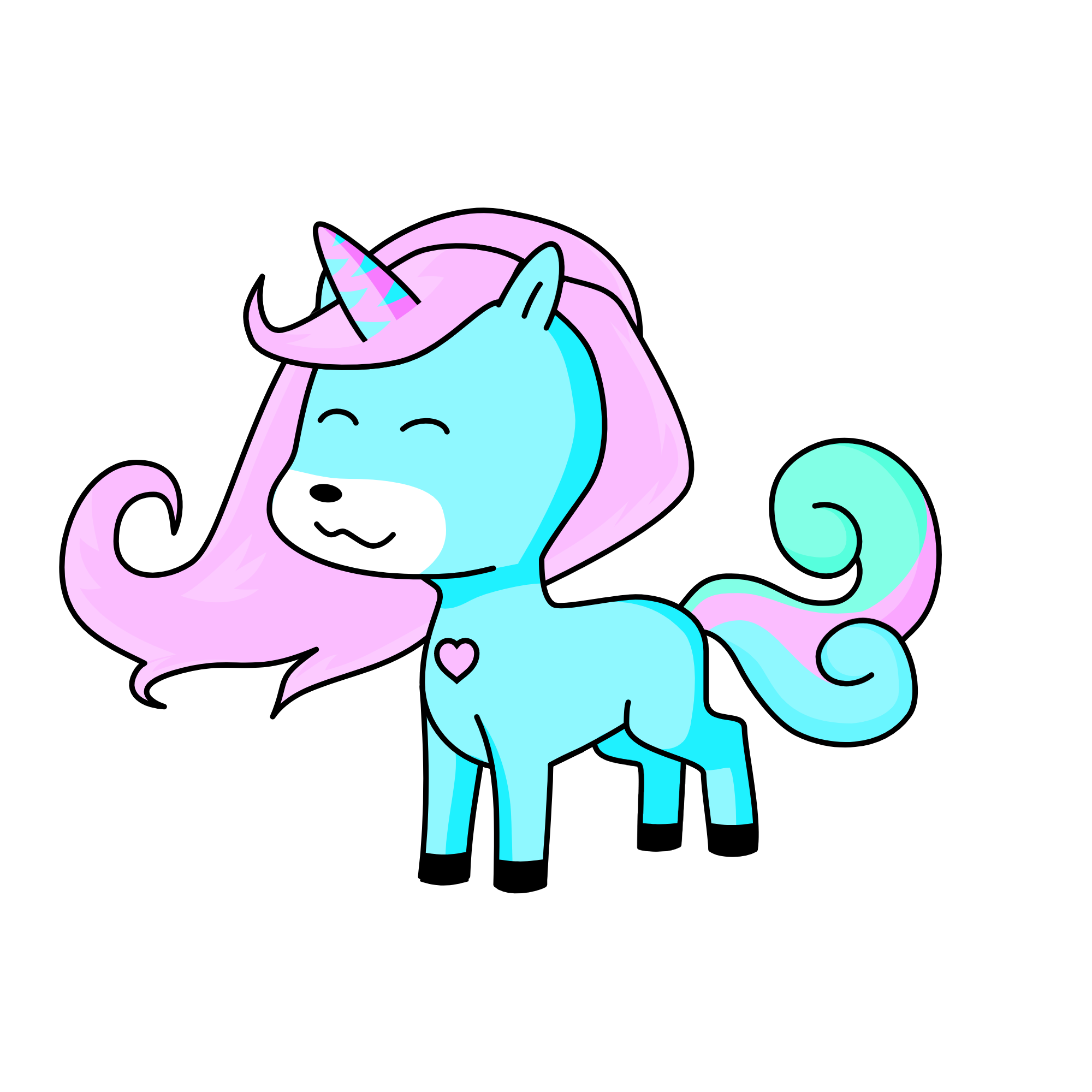 Cand Fofinho, the unicorn