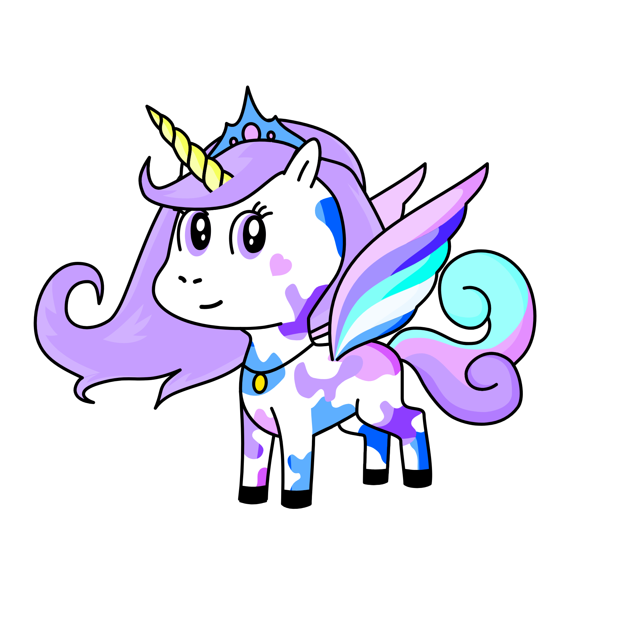 pinky, the unicorn