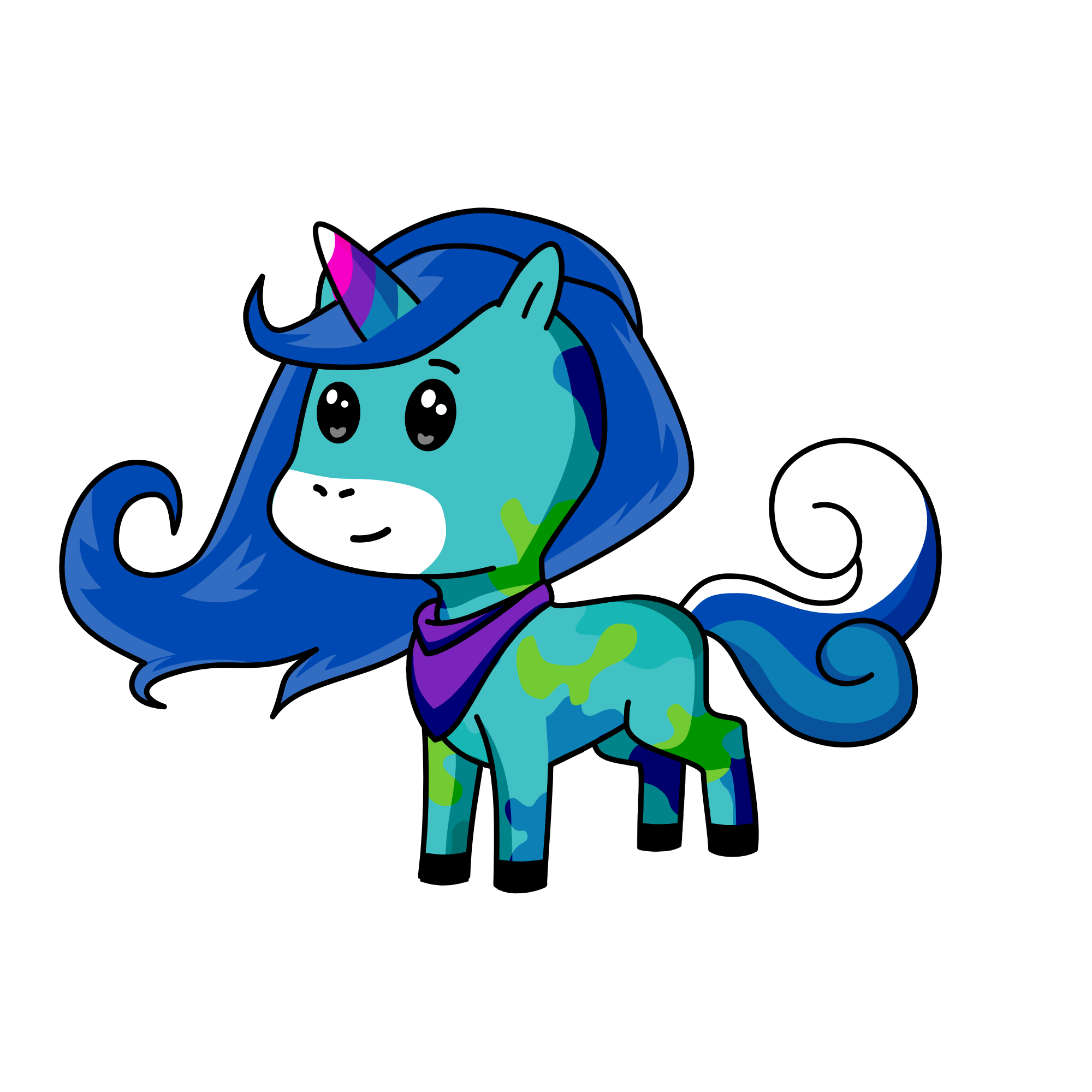 winter, the unicorn