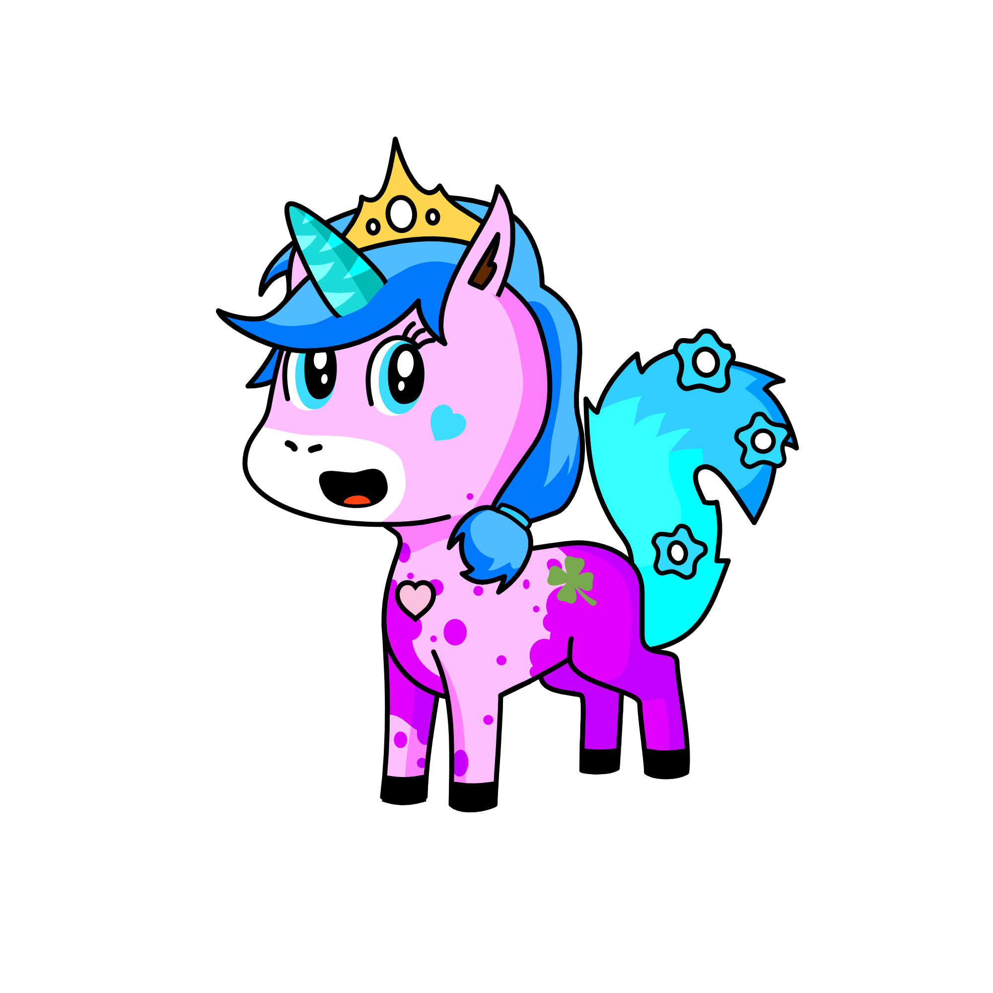 Pixxy, the unicorn