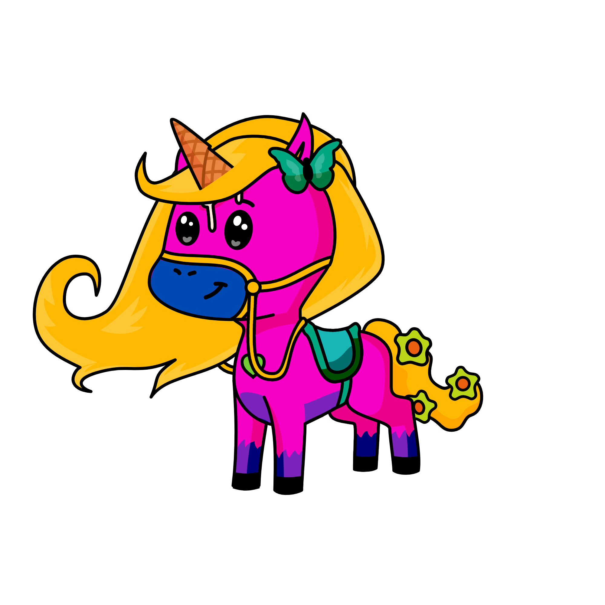 crazy, the unicorn