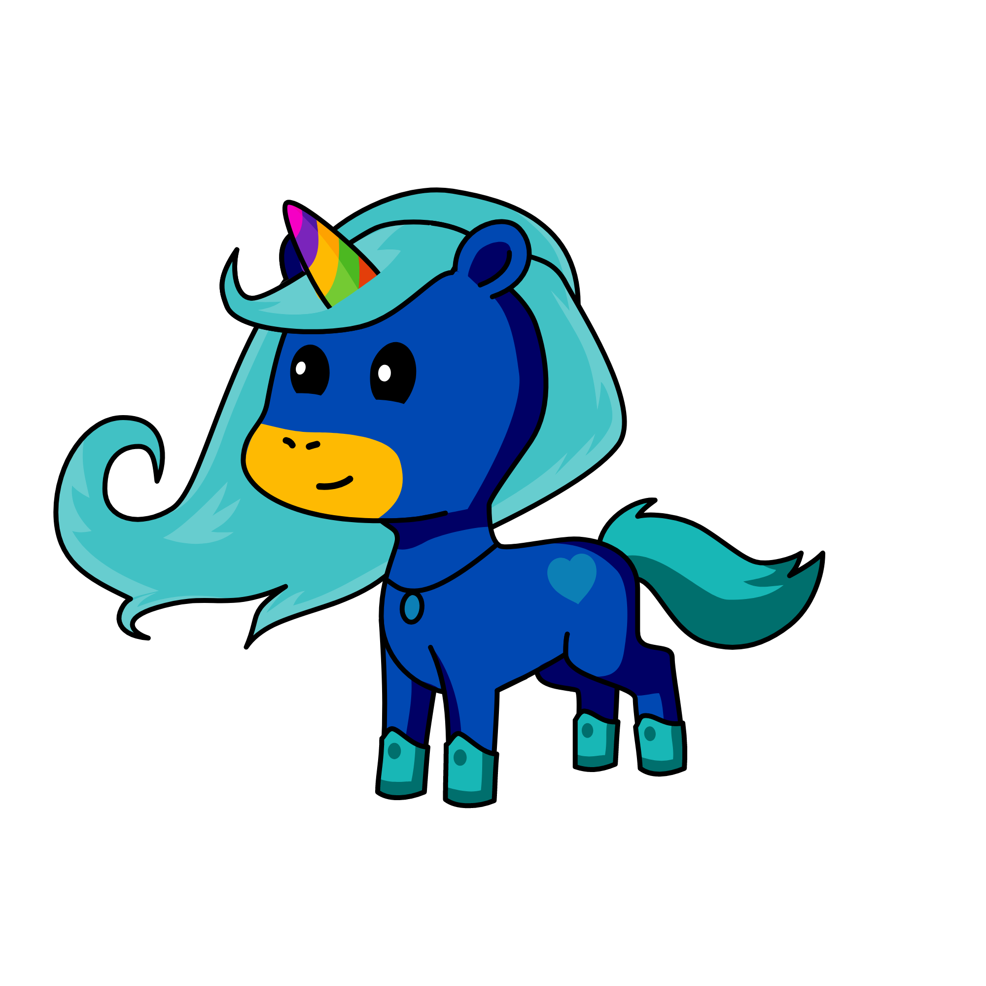 Night queen, the unicorn