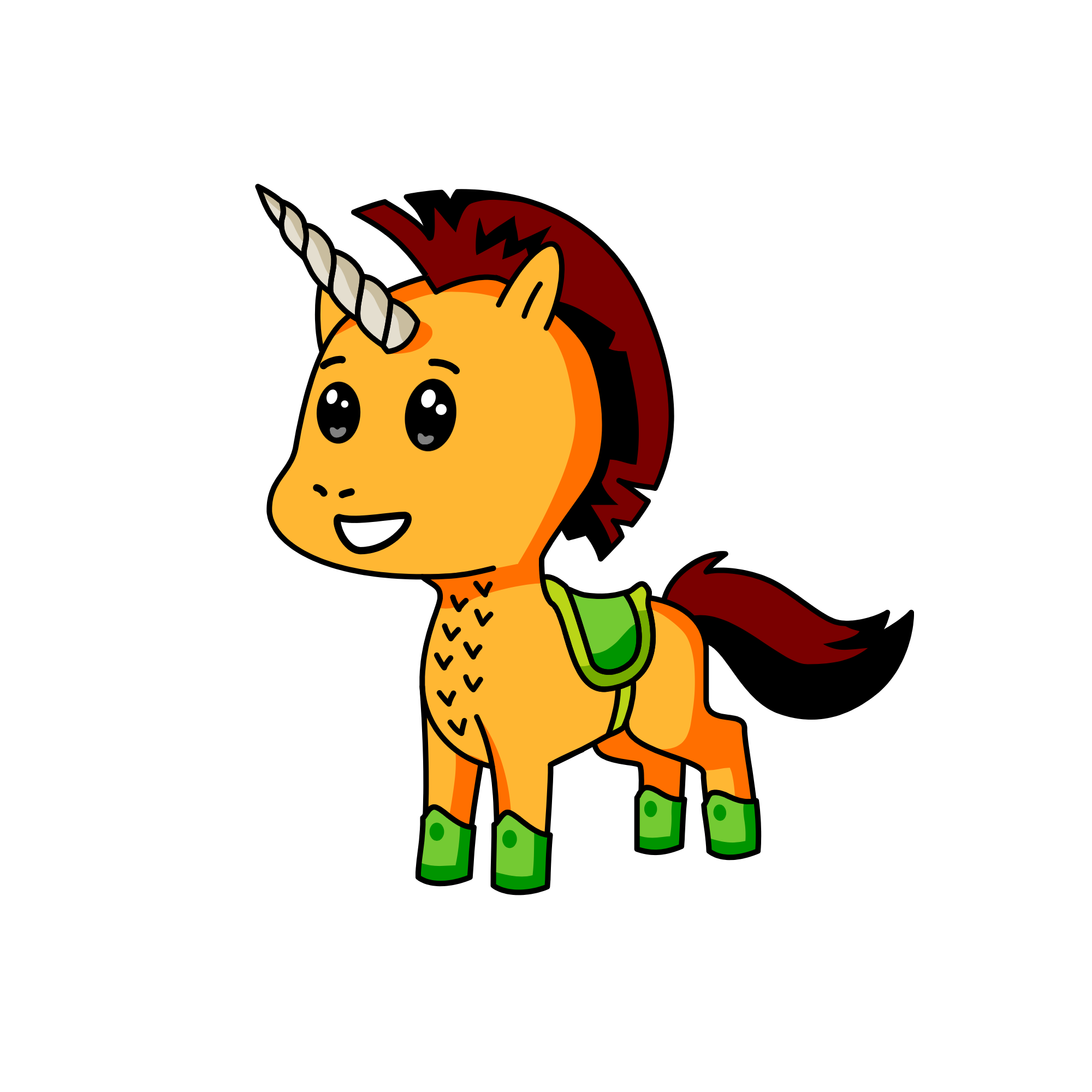 Robin Hoodacorn, the unicorn