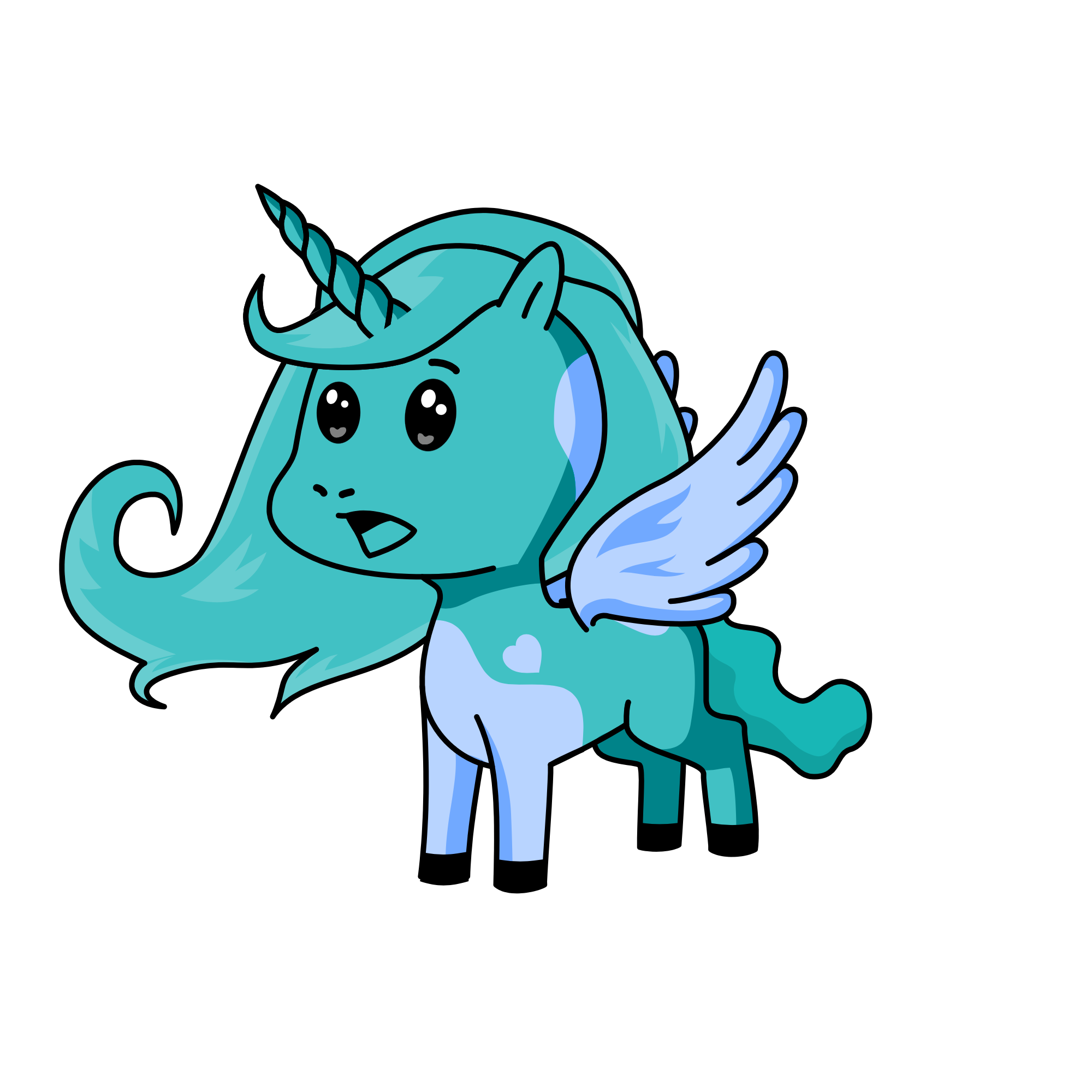 I am freezing literally freezing, the unicorn
