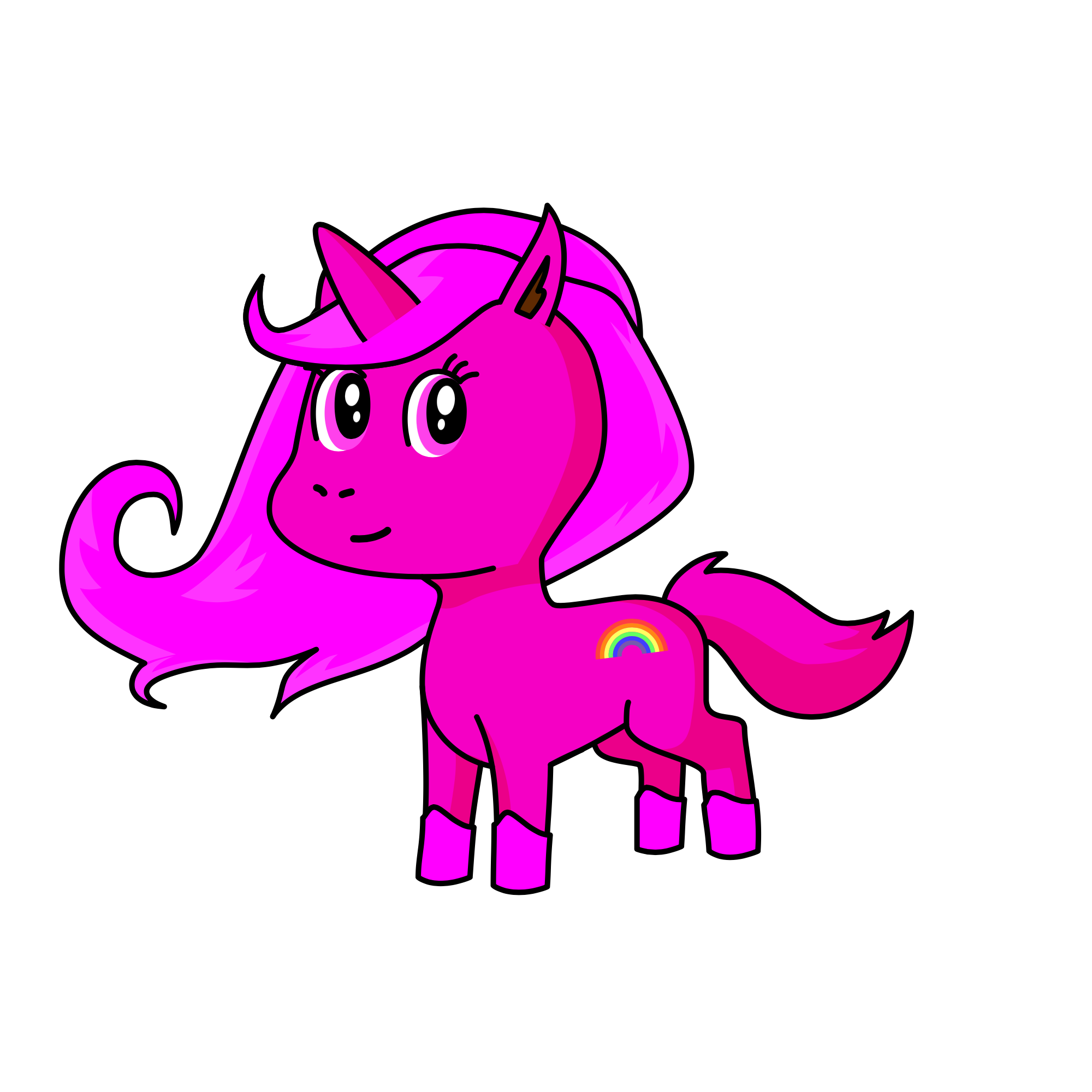 Pinky pie, the unicorn