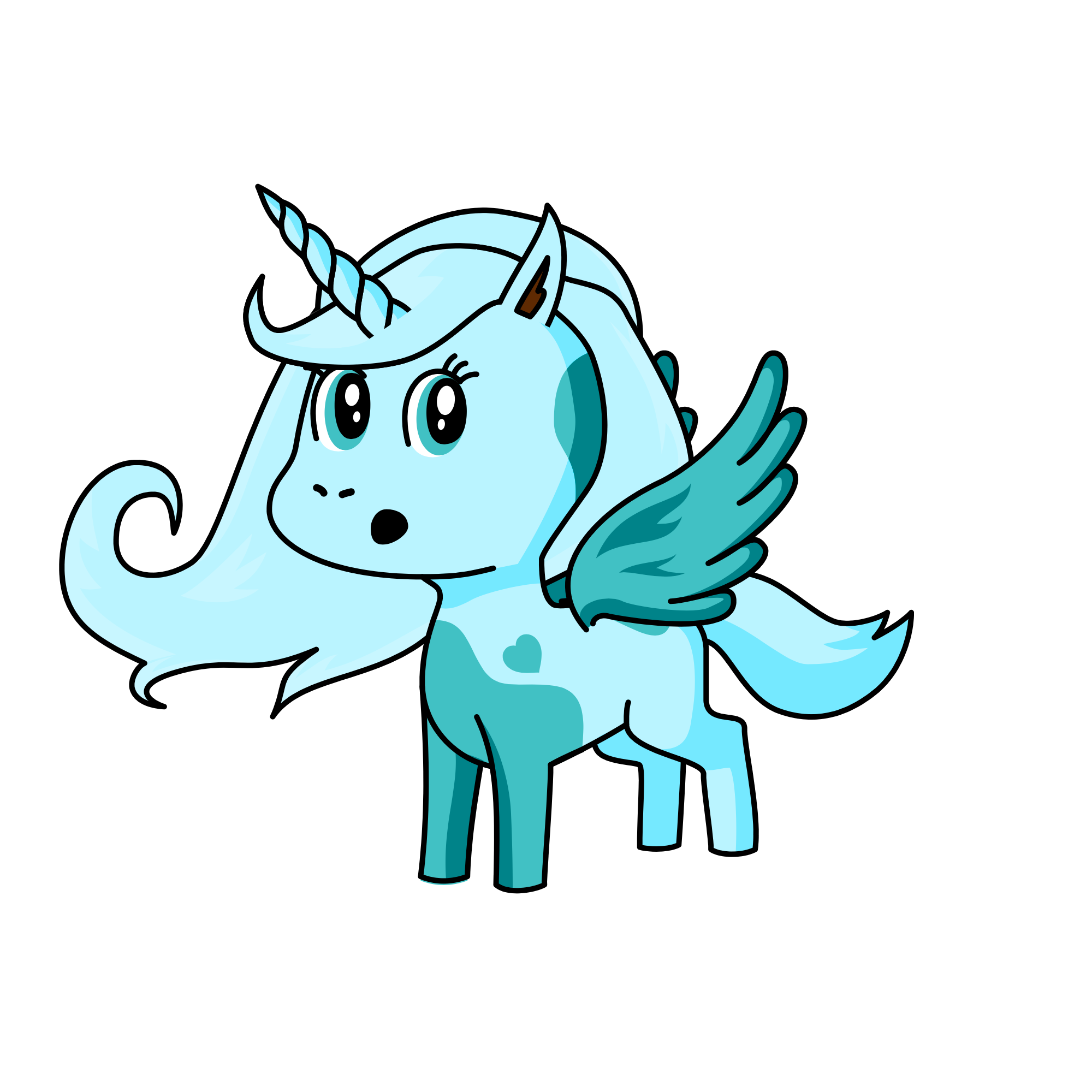 Ice no water , the unicorn