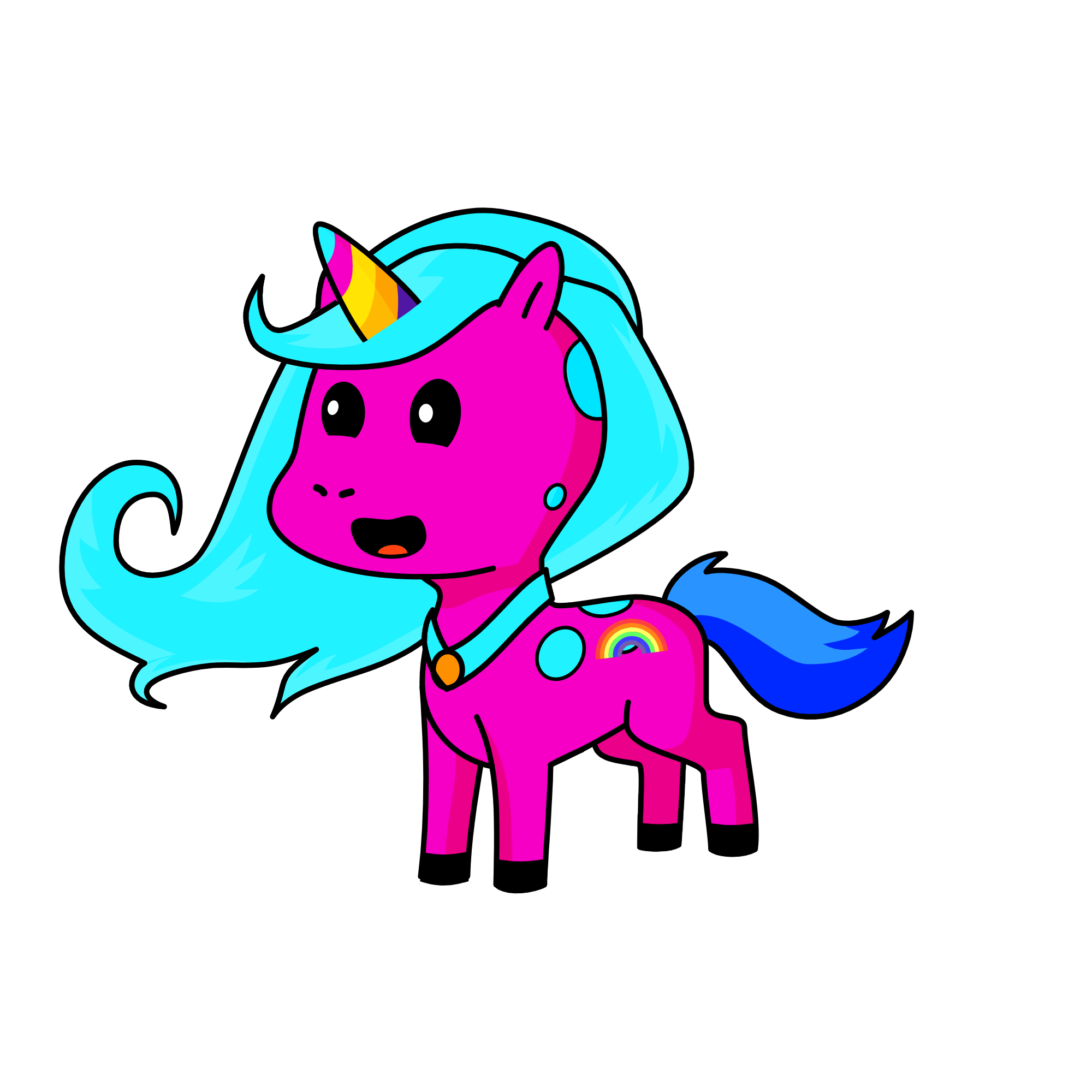 cotton candy, the unicorn