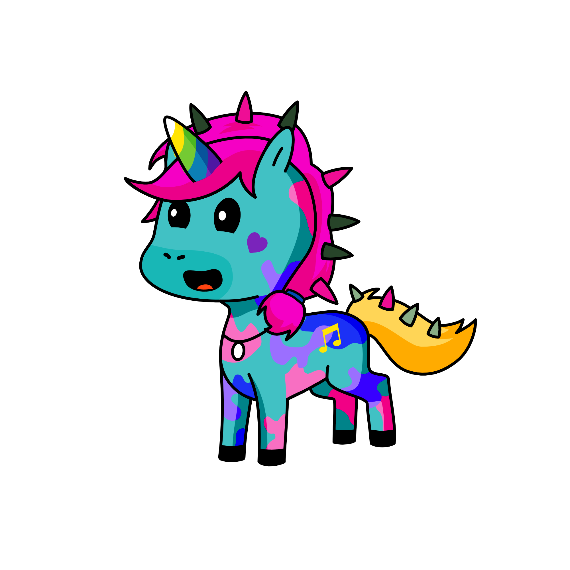 rainbow, the unicorn