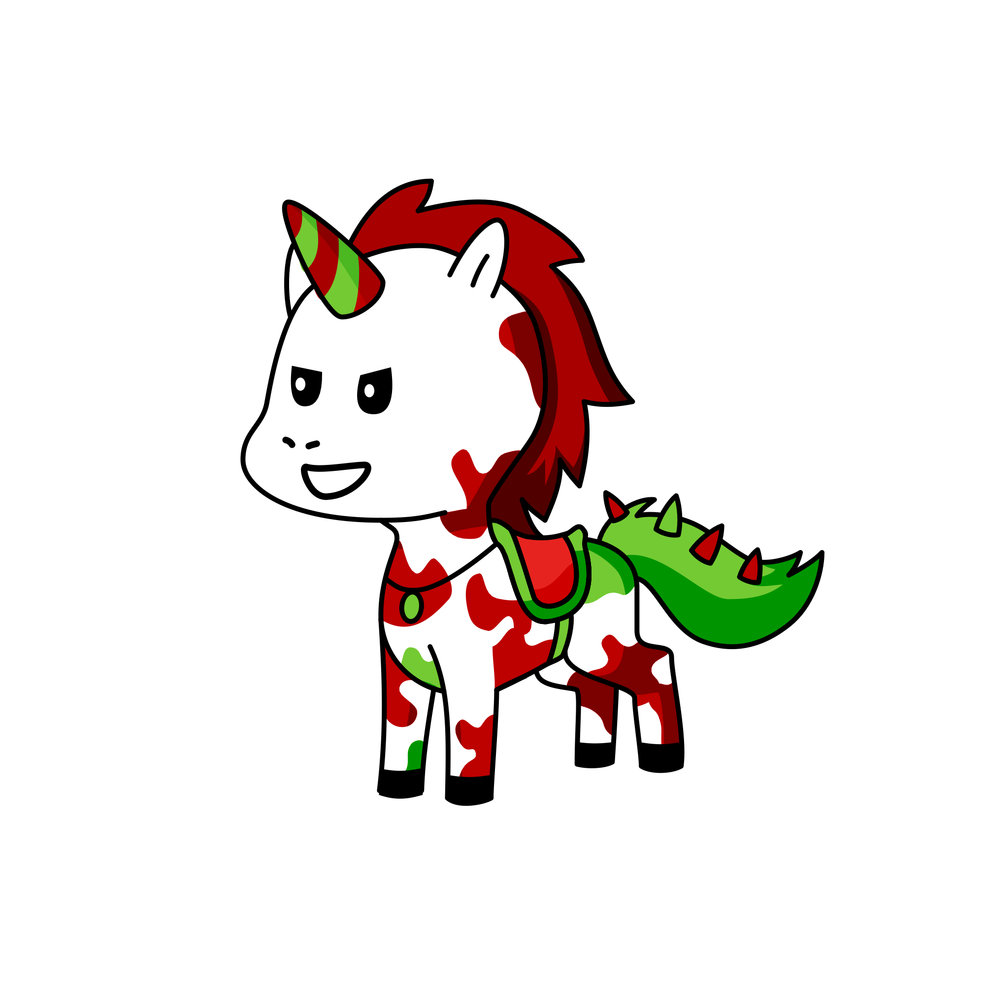 Snow, the unicorn