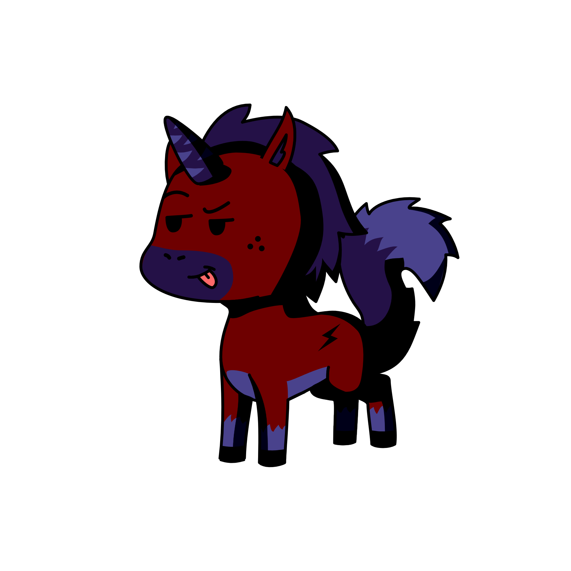 butt, the unicorn
