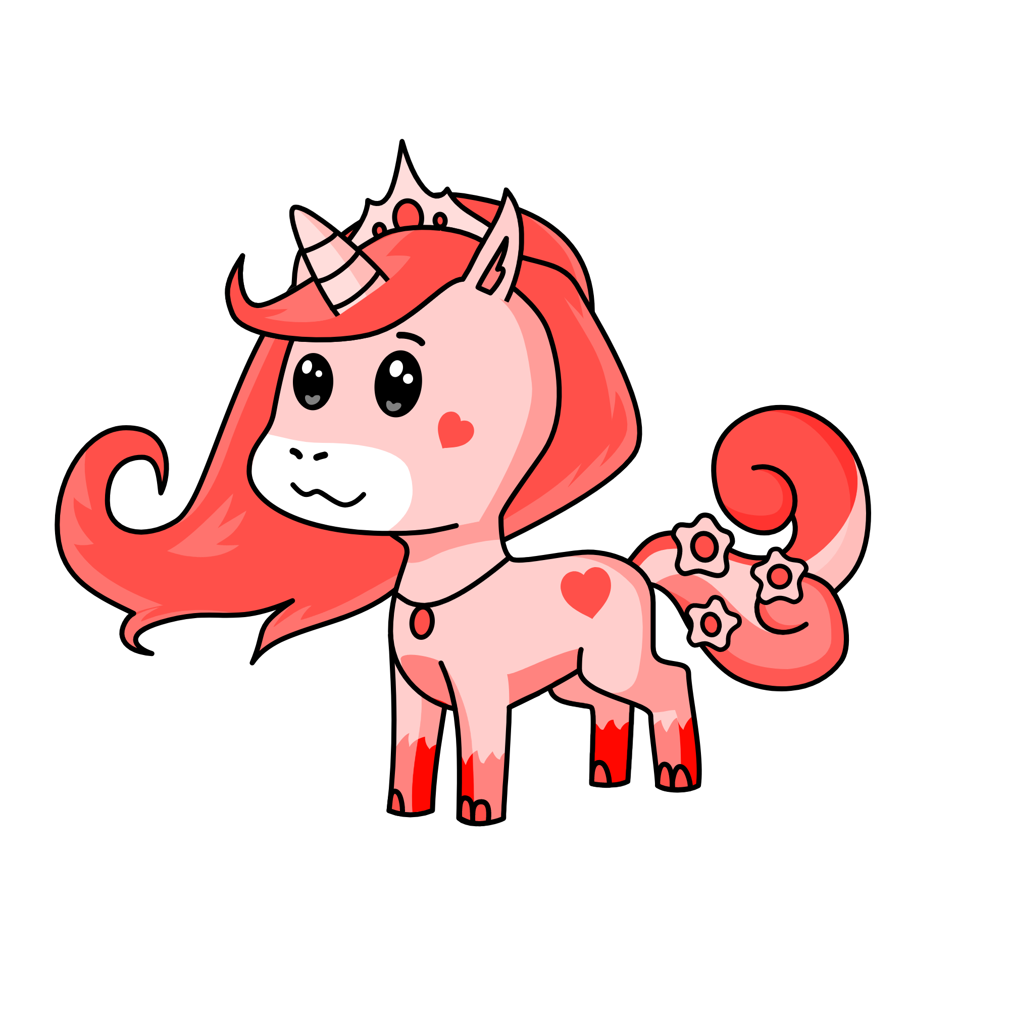 Coral, the unicorn